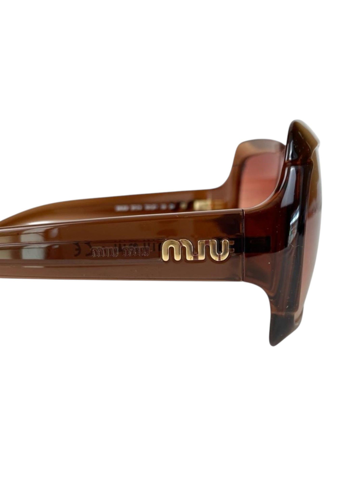 Miu Miu Miu Miu Glam SMU03I Oversized Square Sunglasses Size ONE SIZE - 8 Thumbnail