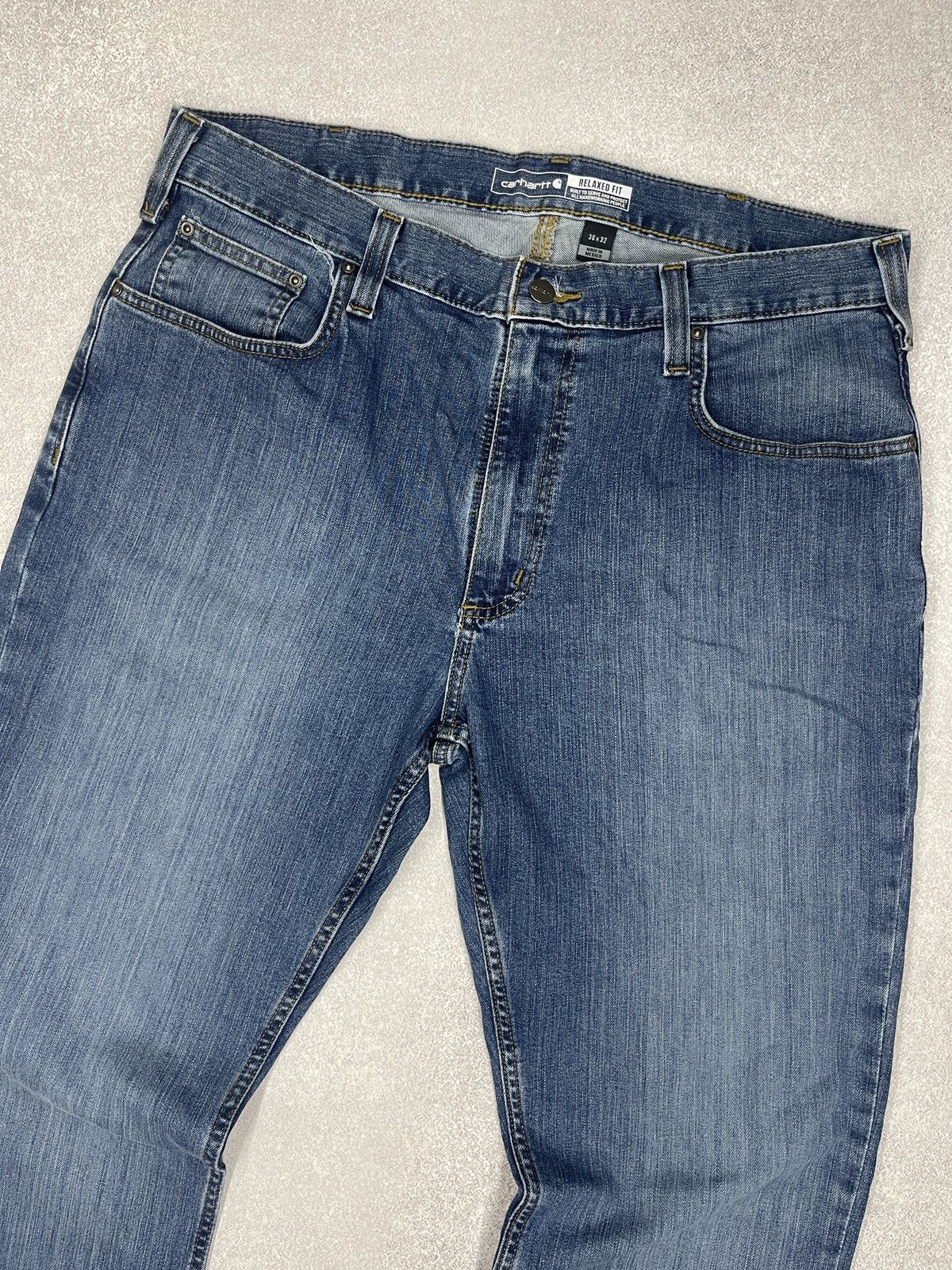 Carhartt Vintage Carhartt WIP Rugged Flex Relaxed Fit Denim Jeans Size US 36 / EU 52 - 7 Thumbnail