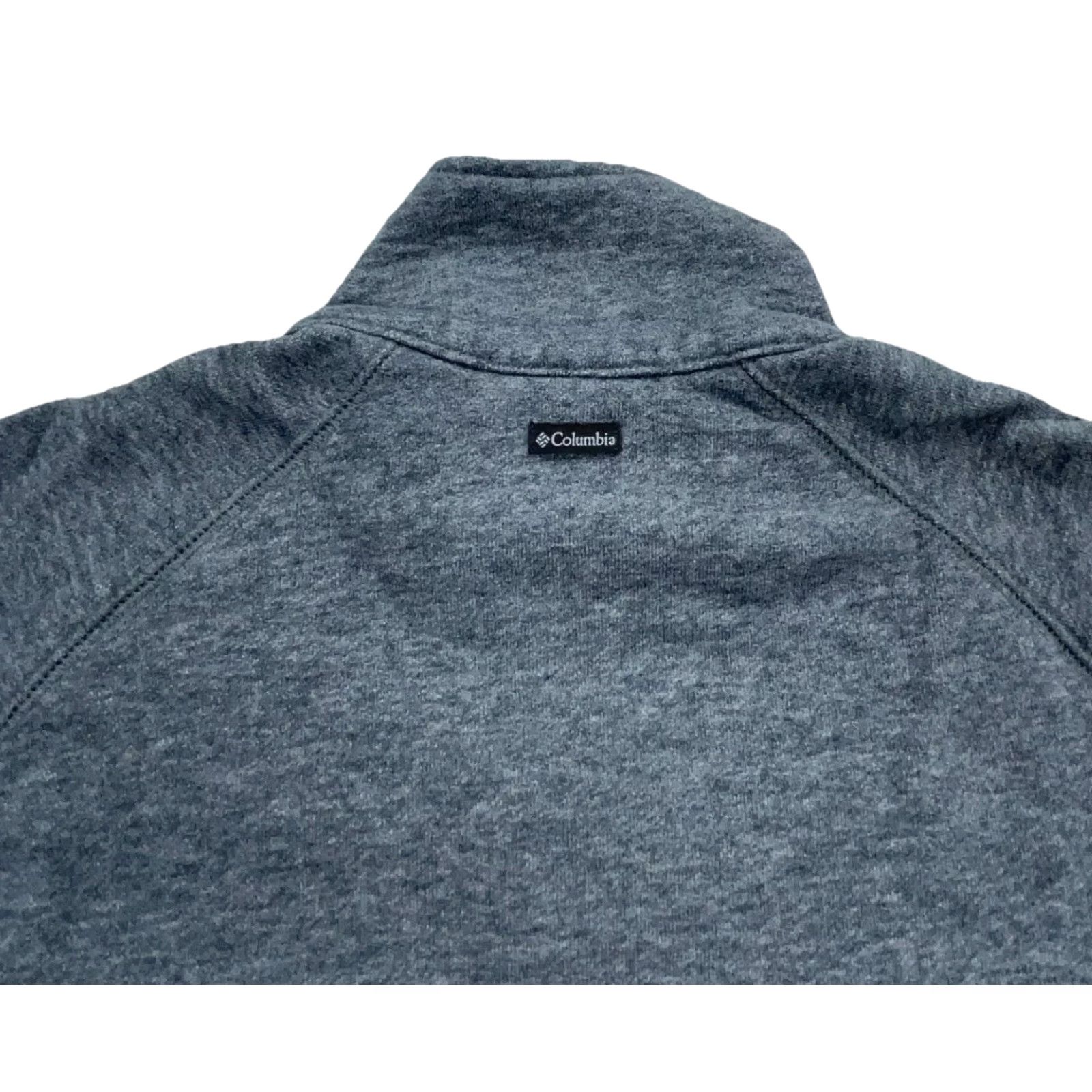 Vintage Columbia Sweatshirt Women Medium Gray Full Zip Fleece Jacket Ladies Knit Casual Activewear Modern Size M / US 6-8 / IT 42-44 - 6 Thumbnail