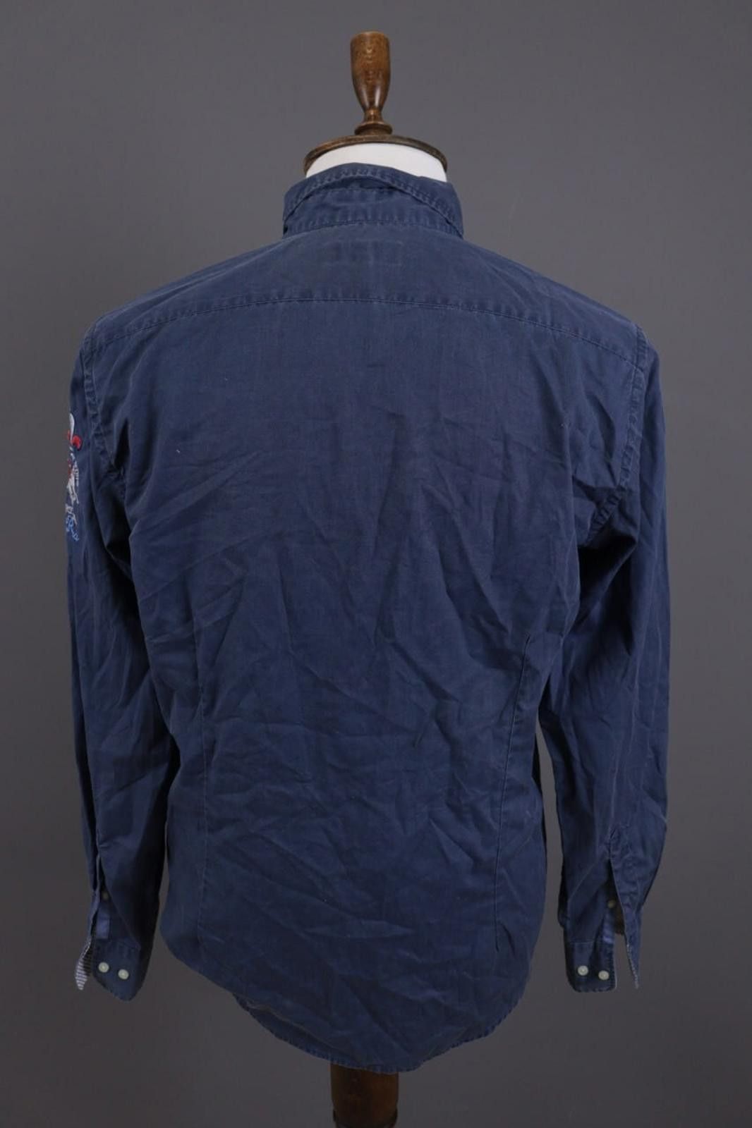 La Martina LA MARTINA Buenos Aires Blue Long Sleeve Button Shirt Size L Size US L / EU 52-54 / 3 - 9 Thumbnail