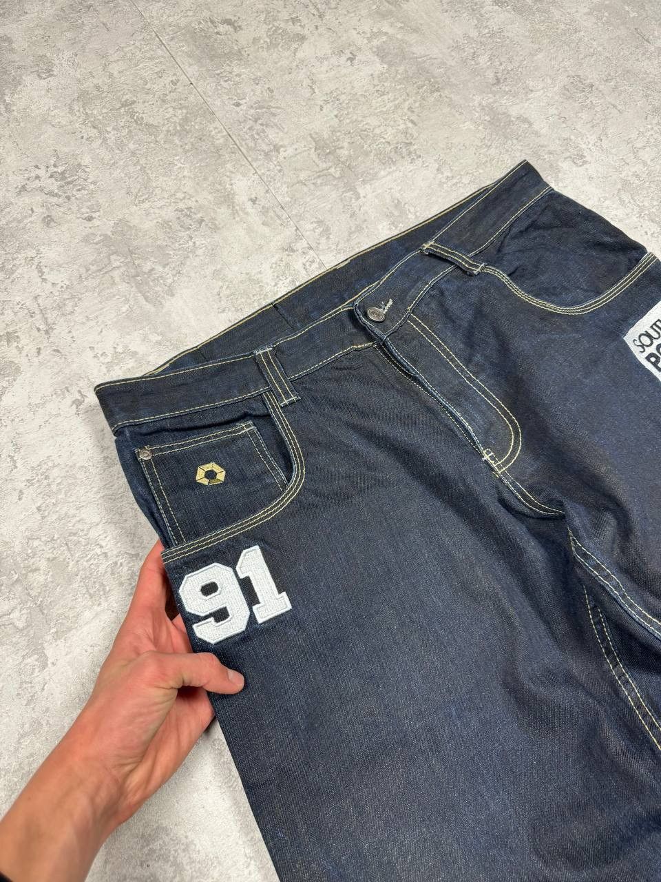Southpole RARE Southpole Fight Club Blue Baggy Y2K Jeans Size 36 Size US 36 / EU 52 - 13 Thumbnail
