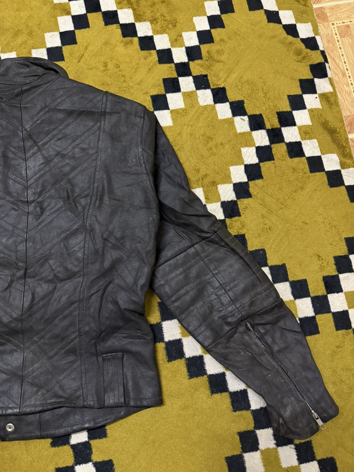 Morgan Homme Vintage Morgan Biker Leather Jacket Size US S / EU 44-46 / 1 - 9 Thumbnail