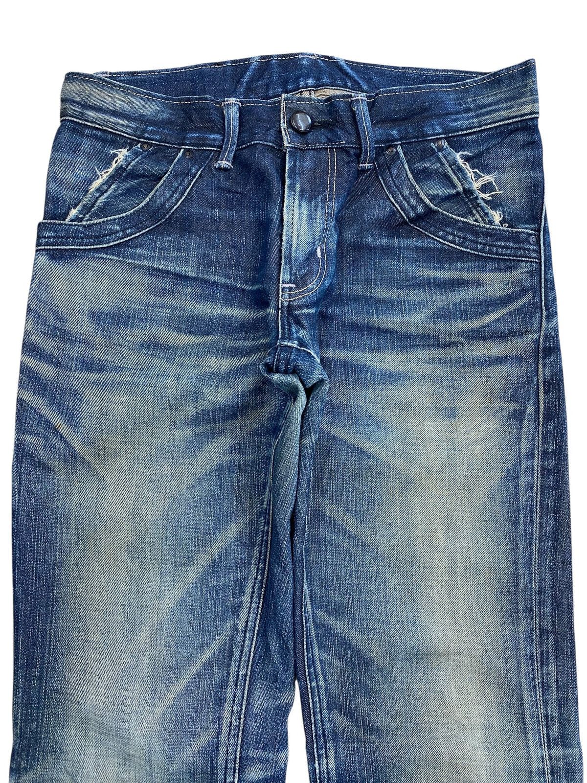 Lee Lee Riders Brand Faded Wash Distress Style Jeans Size US 30 / EU 46 - 2 Thumbnail