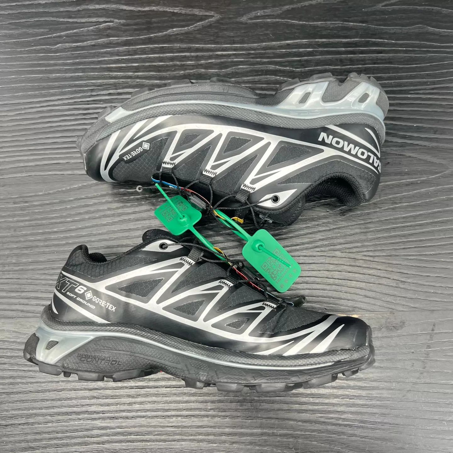 Salomon Salomon XT-6 Black Silver 38 with box Size US 7.5 / IT 37.5 - 3 Thumbnail