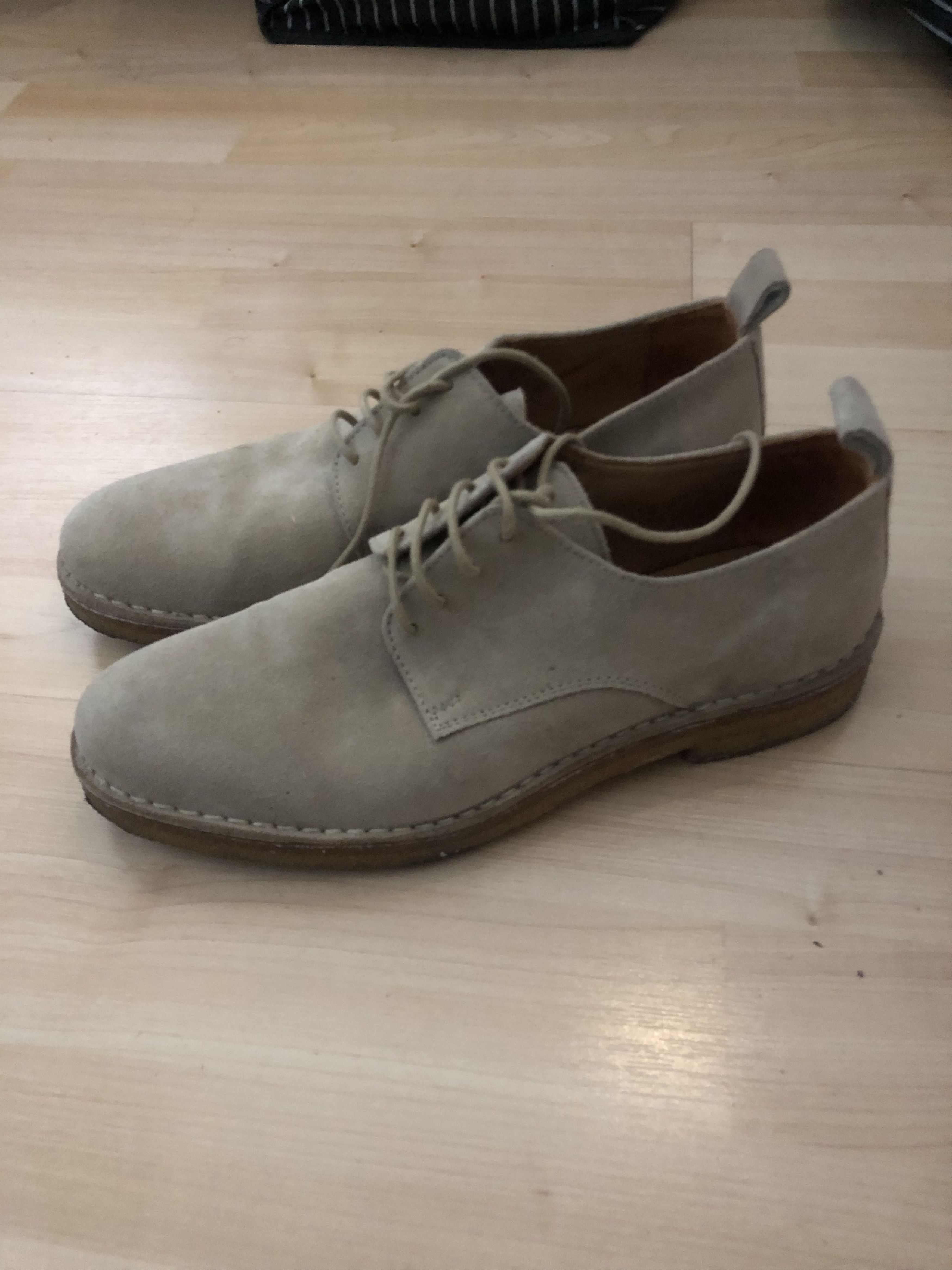 AMI Suede Derby Shoes Size US 7 / EU 40 - 2 Thumbnail