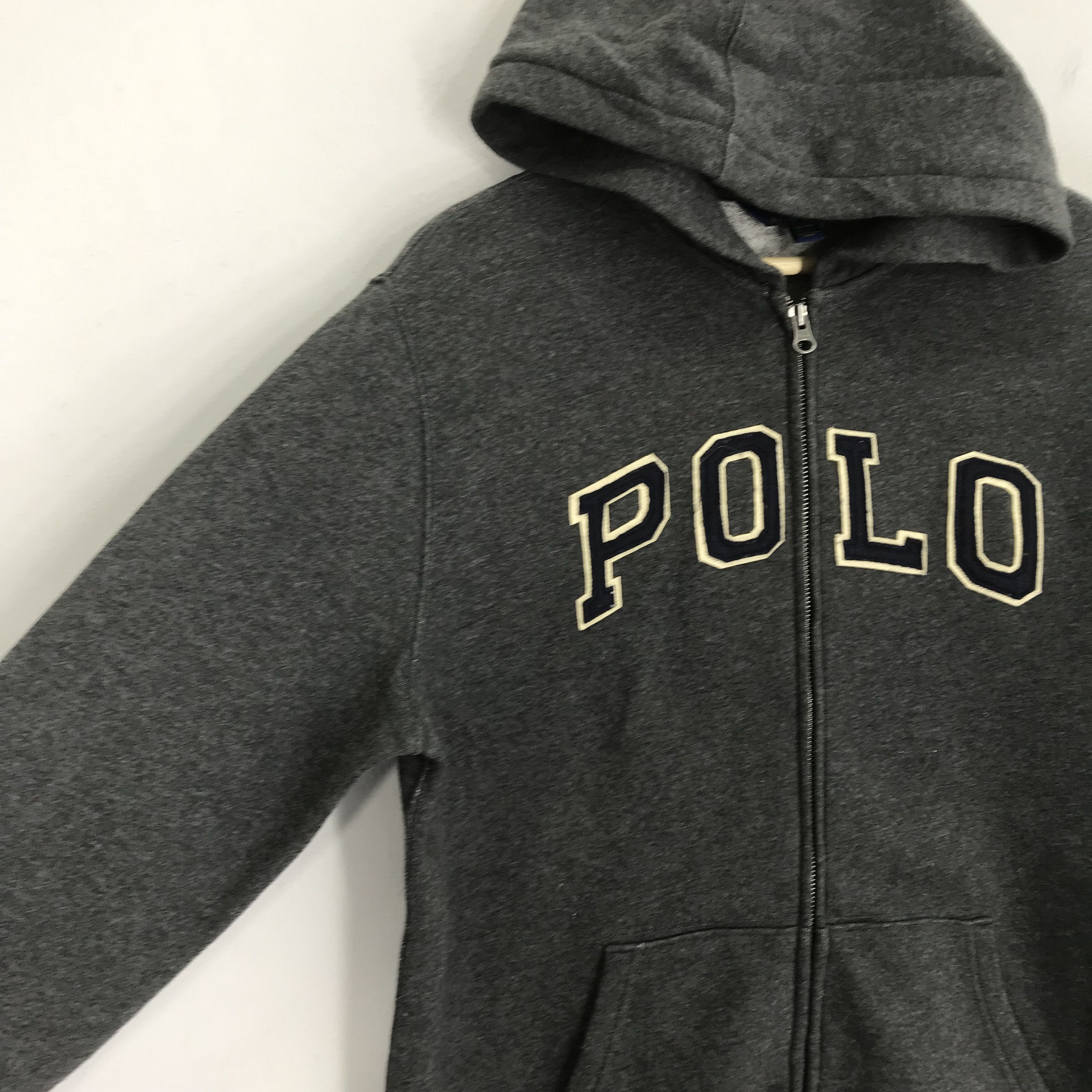 Polo Ralph Lauren Vintage Polo Ralph Lauren Spell Out Big Logo Polo Hoodie Size US M / EU 48-50 / 2 - 4 Thumbnail