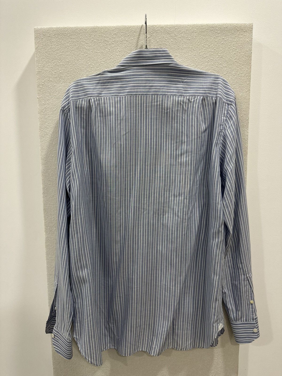 Luigi Borrelli Luigi Borrelli Striped Shirt Size US L / EU 52-54 / 3 - 2 Thumbnail