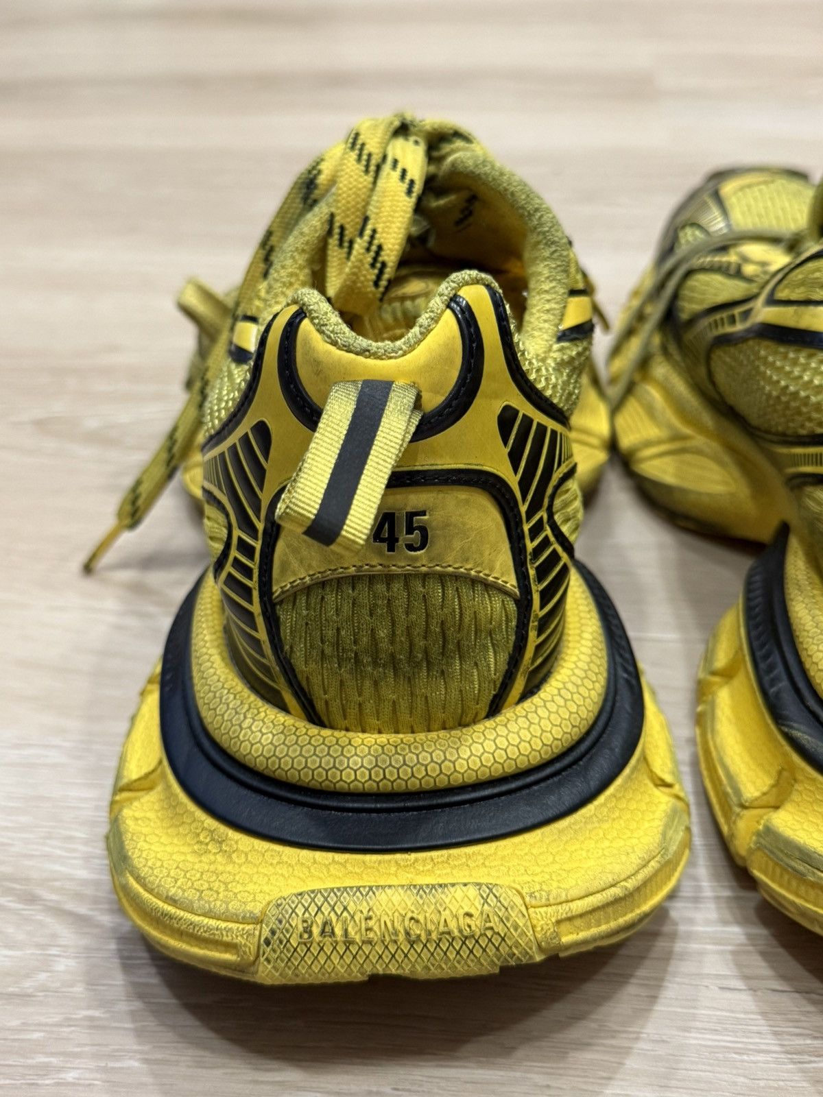 Balenciaga Balenciaga 3xl Distressed Sneakers ‘Yellow’ Size US 12 / EU 45 - 14 Thumbnail