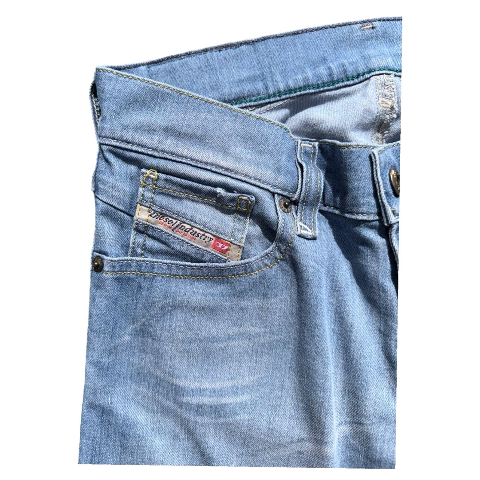 Diesel Diesel Jeans Women Skinny Slim Low Waist Getlegg Light Wash 25 x 32 Blue Stretch Size 42" / US 20 - 4 Thumbnail