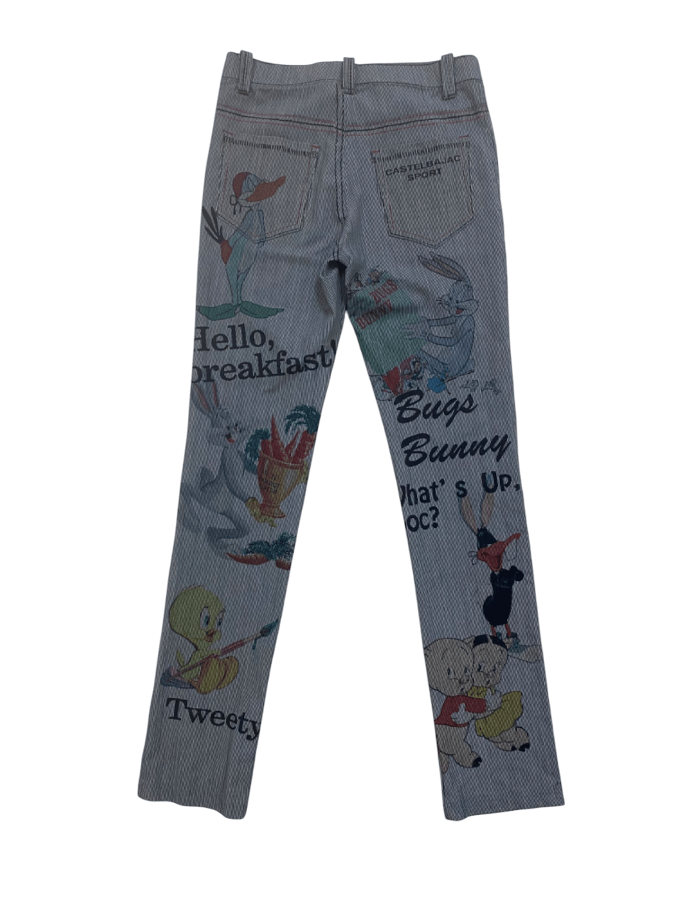 Jean Charles De Castelbajac Vintage Castelbajac Full Printed Pants Stretch Size US 30 / EU 46 - 3 Thumbnail