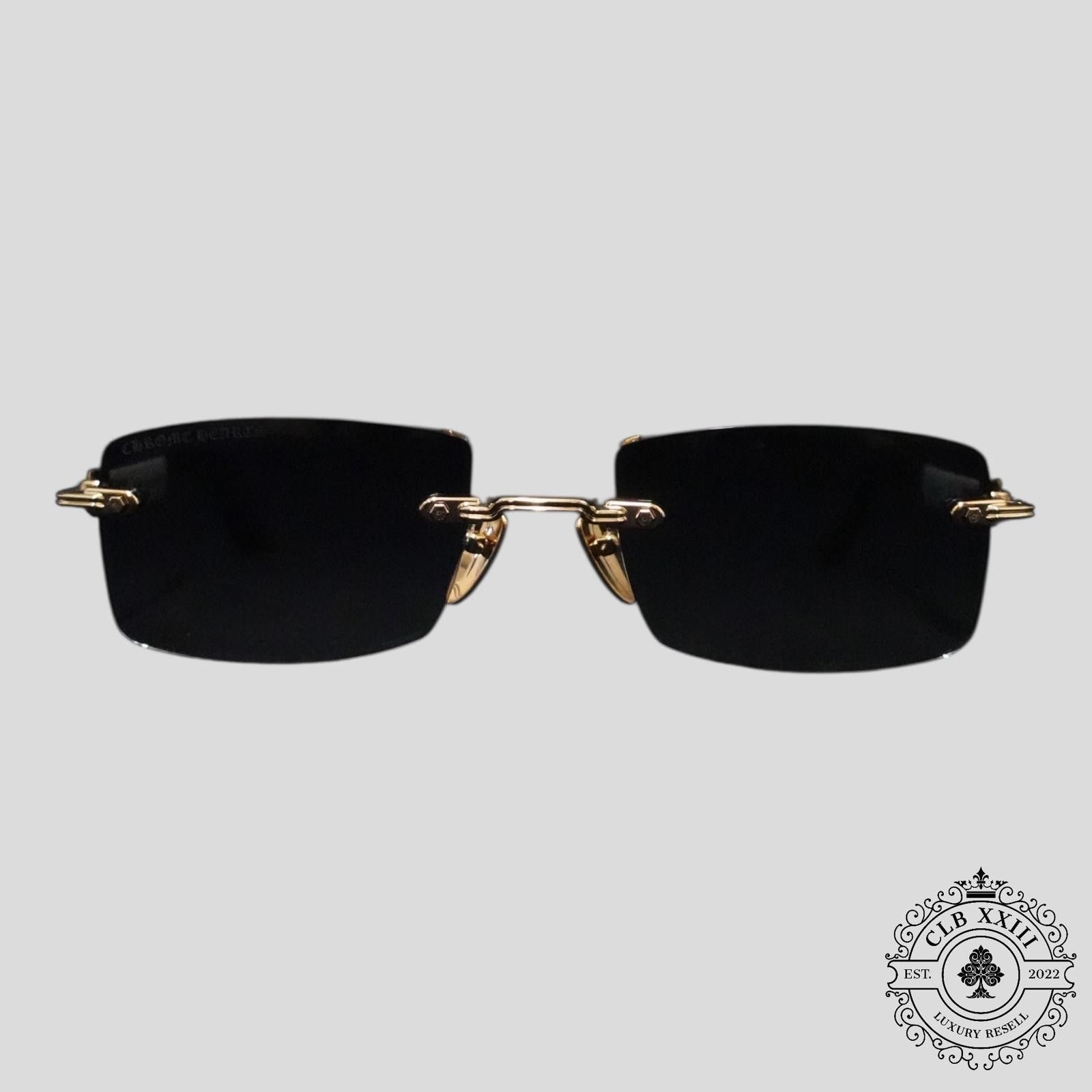 Chrome Hearts Chrome Hearts Deep II Sunglasses in White/Gold Size ONE SIZE - 2 Thumbnail