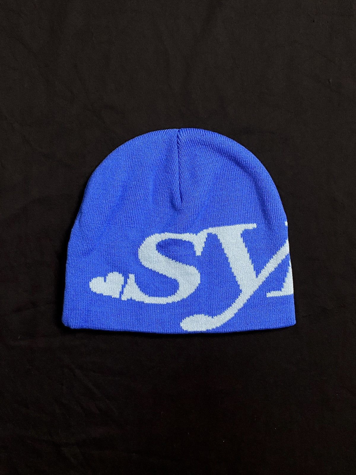 Japanese Brand Rare SYŃSORED Logo Blue No Cuff Knit Beanie OS Size ONE SIZE - 1 Thumbnail