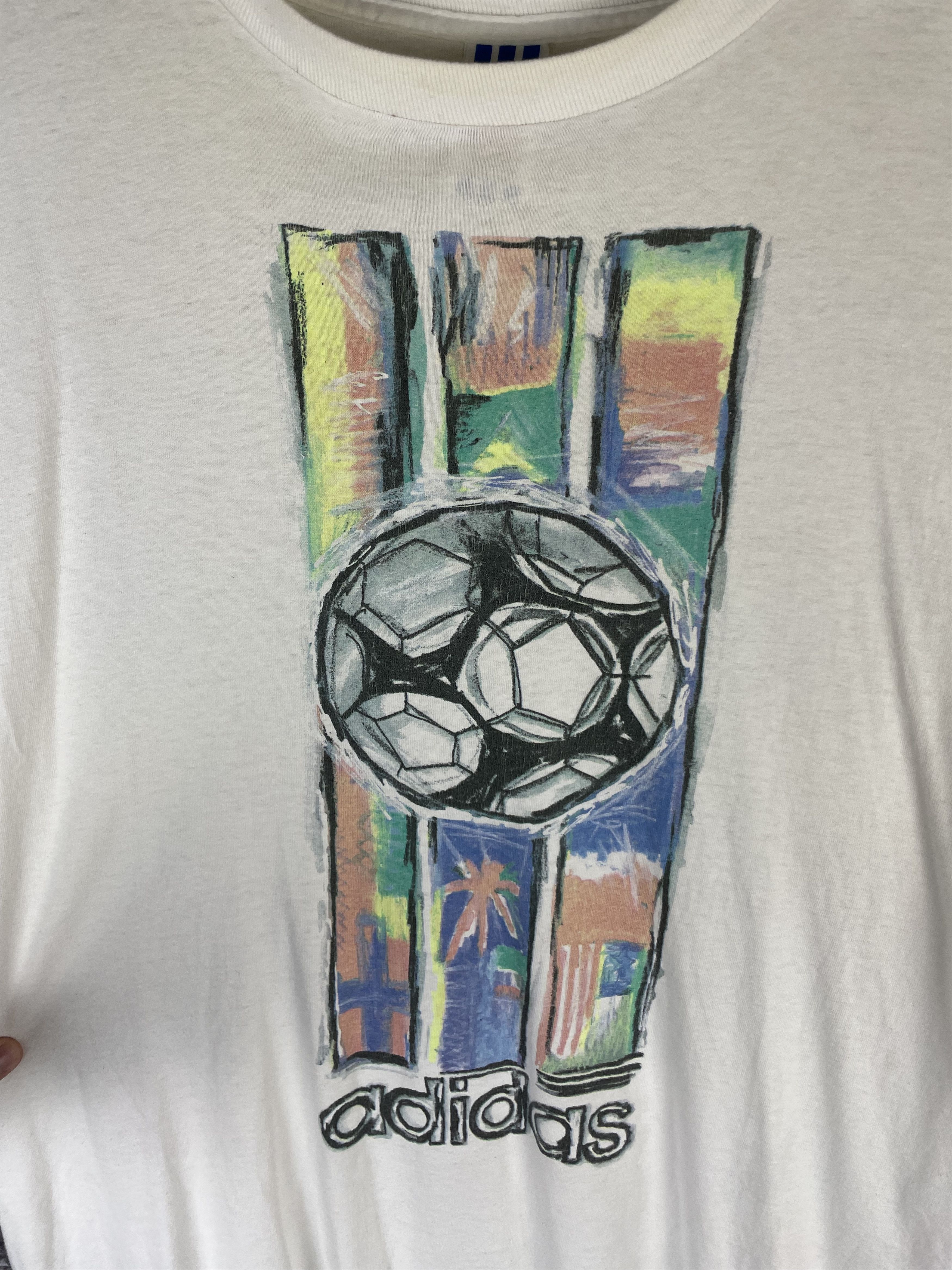 Adidas Adidas 90s Tee soccer USA Size US XL / EU 56 / 4 - 3 Thumbnail