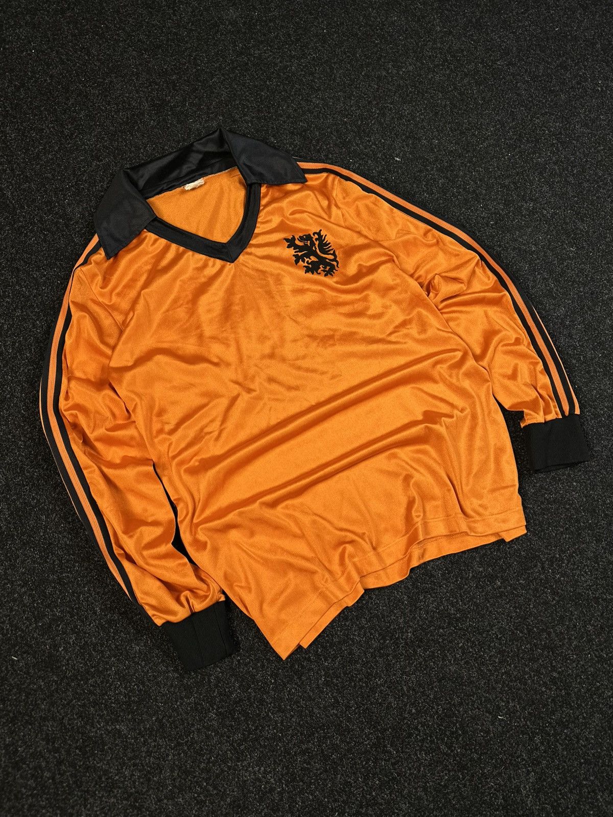 Adidas Holland 1977–1978 Home Football Shirt (Adidas era) Size US L / EU 52-54 / 3 - 3 Thumbnail