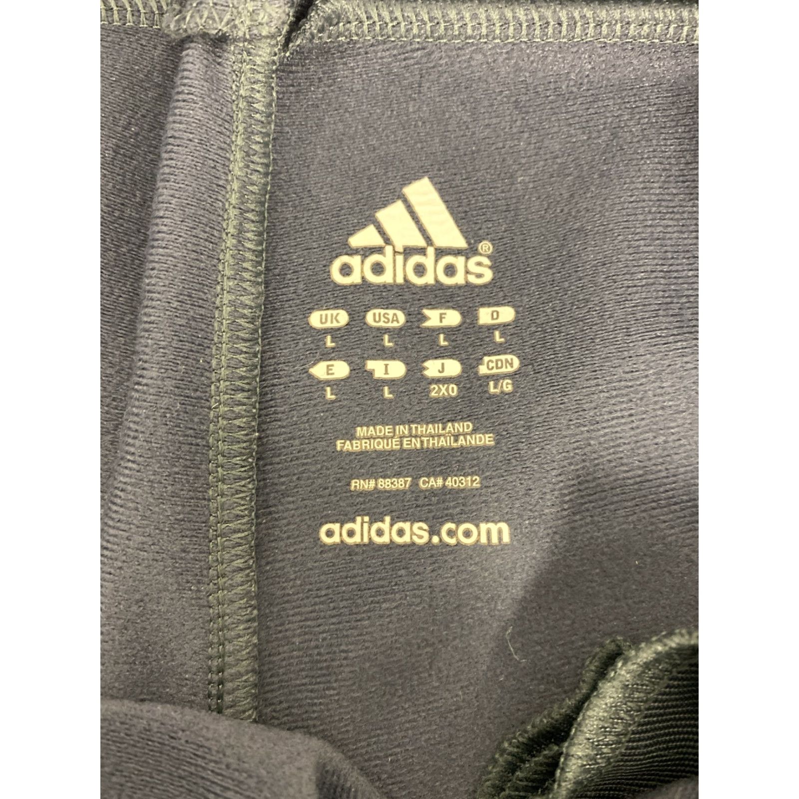 Adidas VINTAGE Adidas Sweatpants Mens Large Gray Joggers Running / 116-14 Adult Large Gray Adidas Sweatpants Men’s Classic Fit Size US 33 - 7 Thumbnail