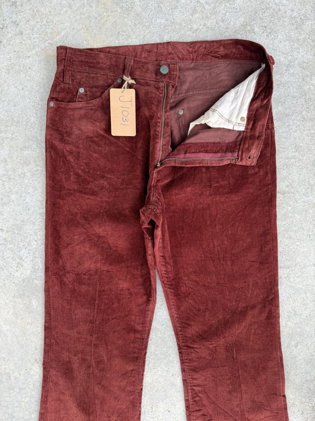 Levi's Vintage 70’s Levis Corduroy Pants Flared Jeans 517 Size US 33 - 7 Thumbnail