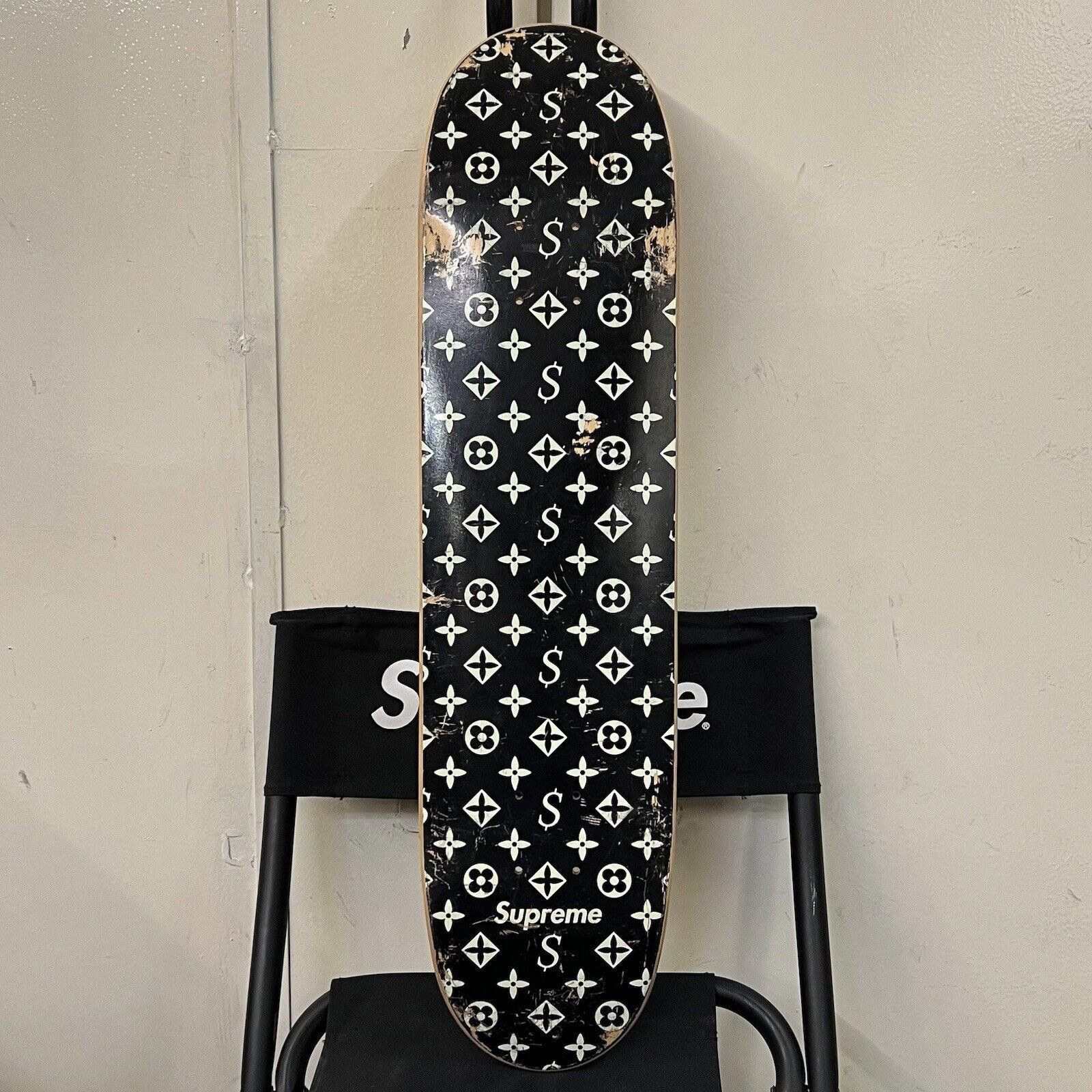 Pre-Owned 2000 Supreme LV Louis Vuitton Monogram Deck Black