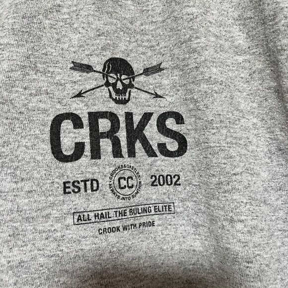 Crooks & Castles Crooks & Castles Graphic Tee - Medium - Gray Size US M / EU 48-50 / 2 - 6 Thumbnail