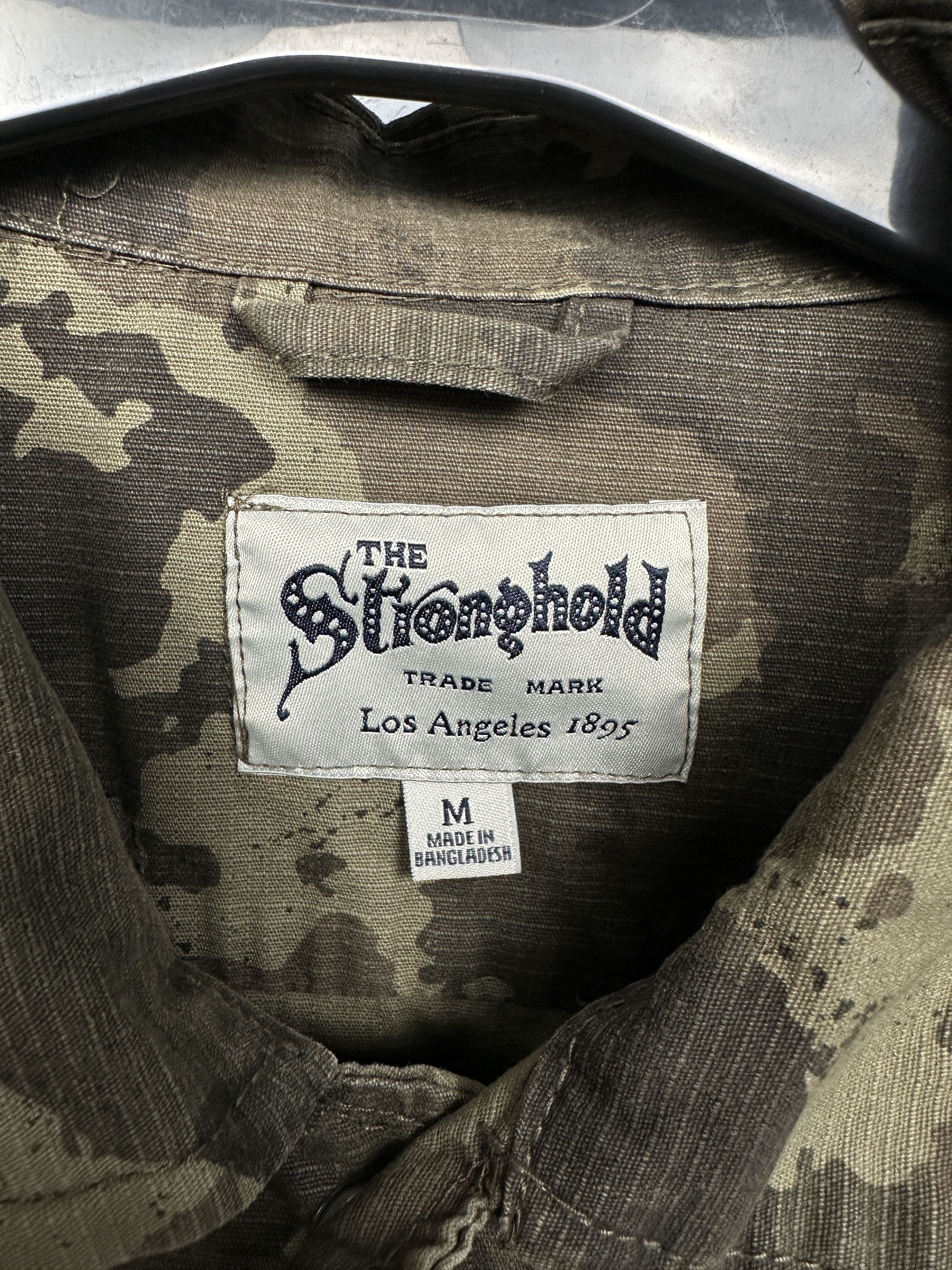 The Stronghold The Stronghold Mens Camo Overshirt Jacket Size US M / EU 48-50 / 2 - 3 Thumbnail