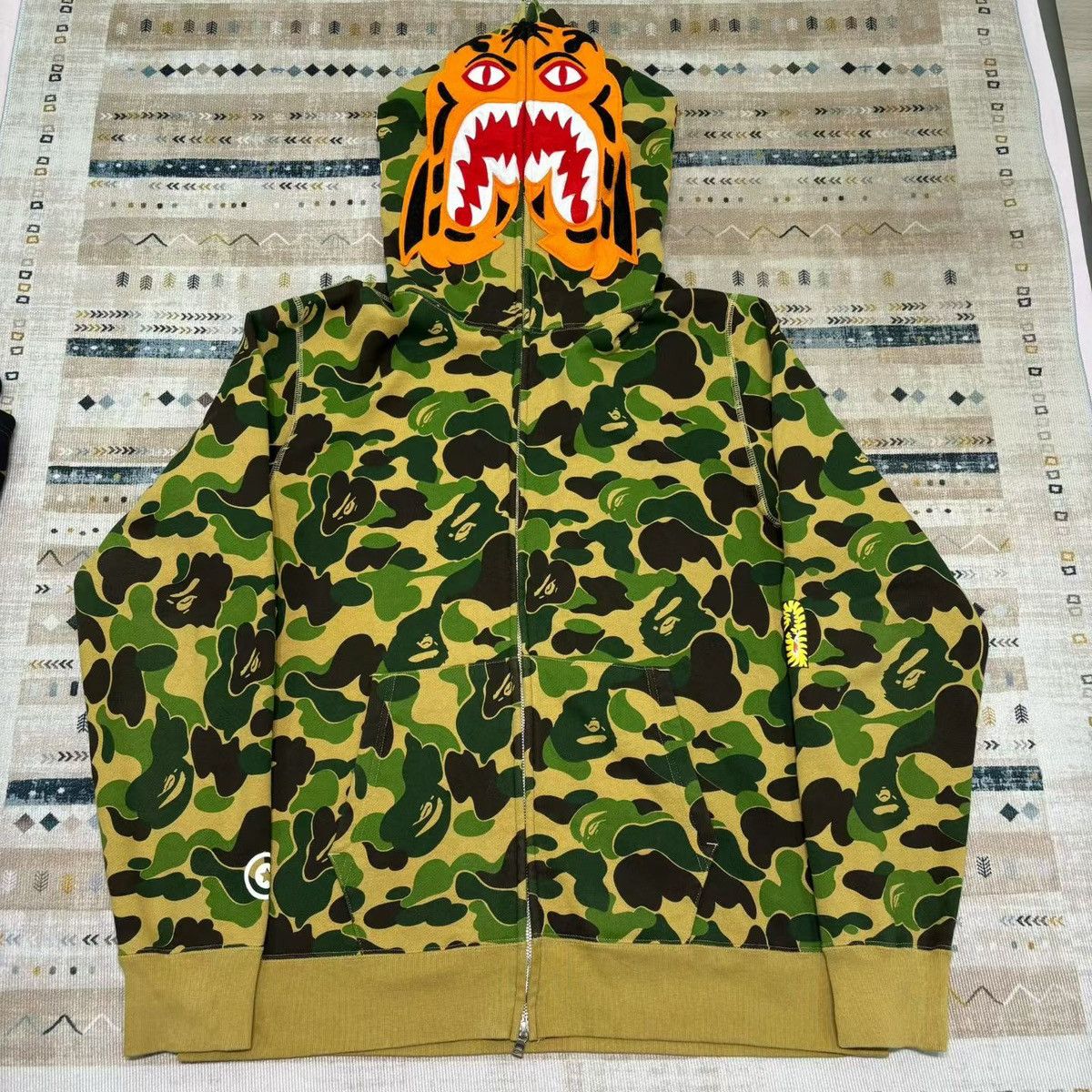 Bape BAPE CAMO TIGER FULL ZIP HOODIE Size US XL / EU 56 / 4 - 1 Thumbnail