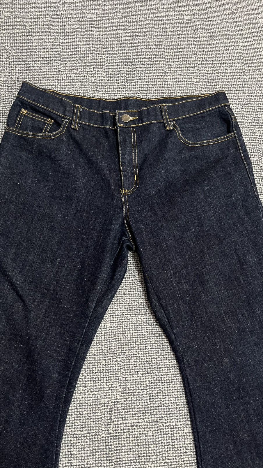 If Six Was Nine Vintage Diabrock Banana Flare jeans size 34 x 31 inches Size US 34 / EU 50 - 6 Thumbnail