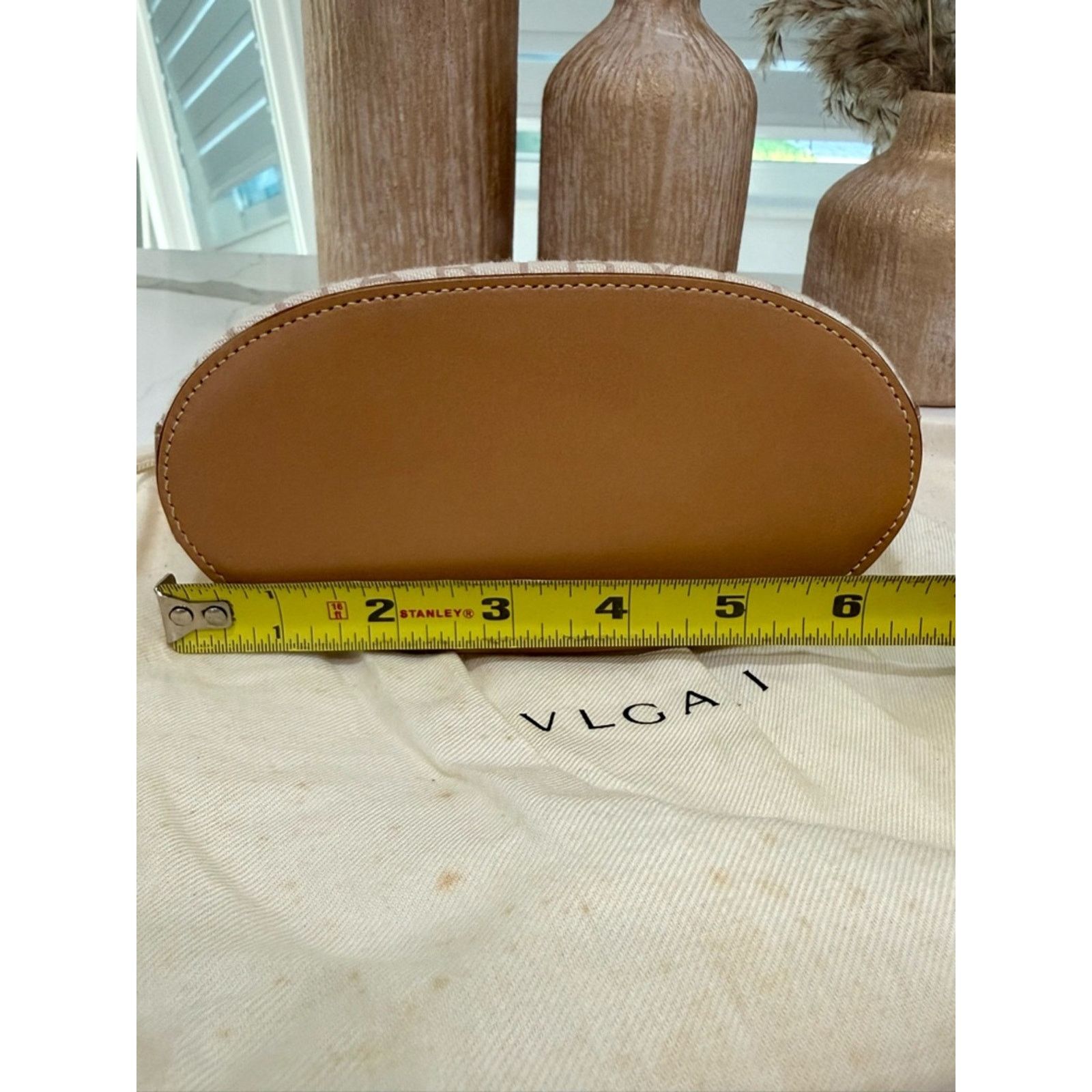 Bvlgari Bvlgari Logomania Mini Tote Bag - Beige Canvas & Tan Leather Size ONE SIZE - 8 Thumbnail