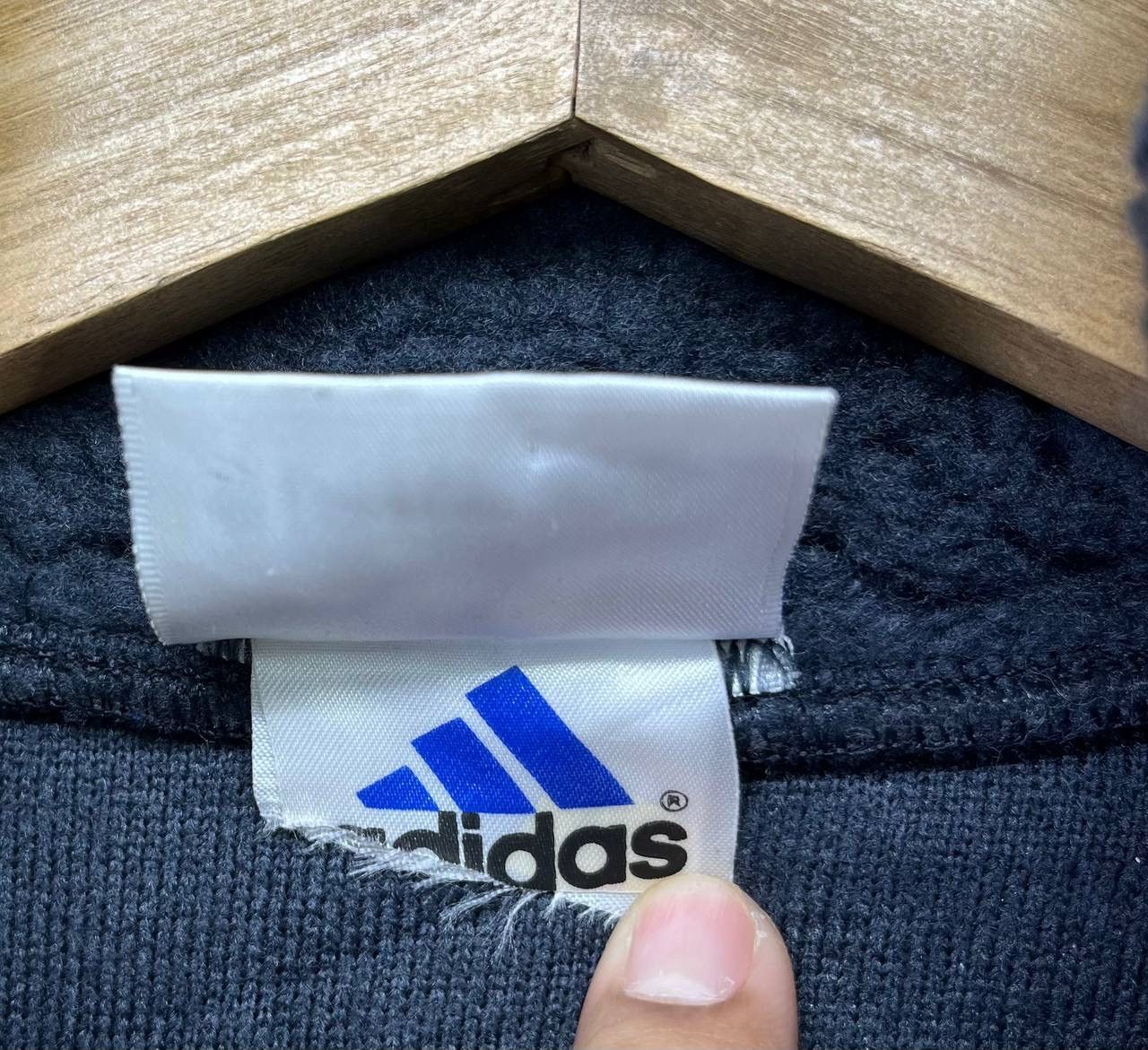 Adidas Vintage Adidas Fleece Rare Half Zipper Sweatshirts Jacket Size US M / EU 48-50 / 2 - 7 Thumbnail