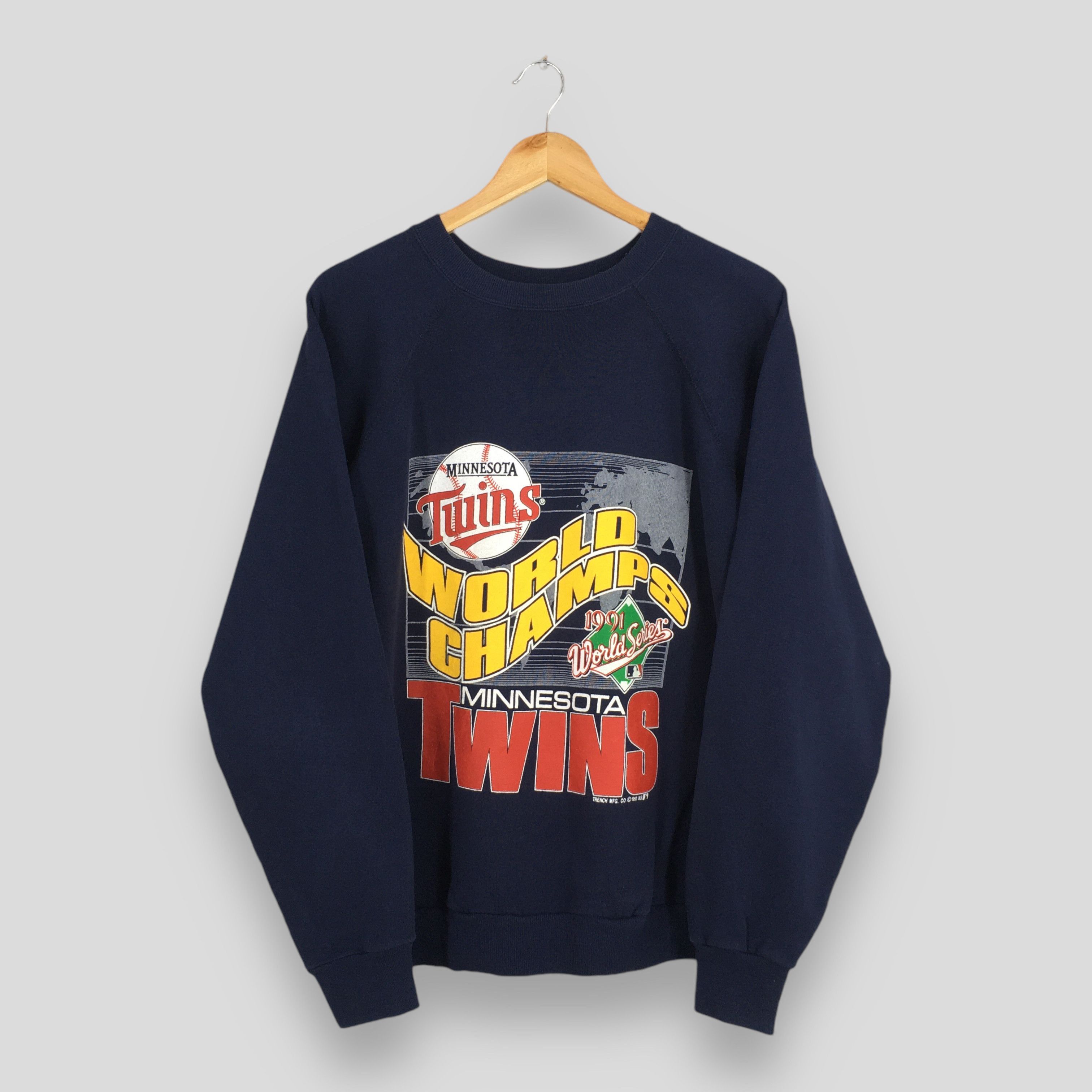 MLB Vintage 90s Minnesota Twins MLB Sweatshirt XLarge Size US XL / EU 56 / 4 - 1 Thumbnail