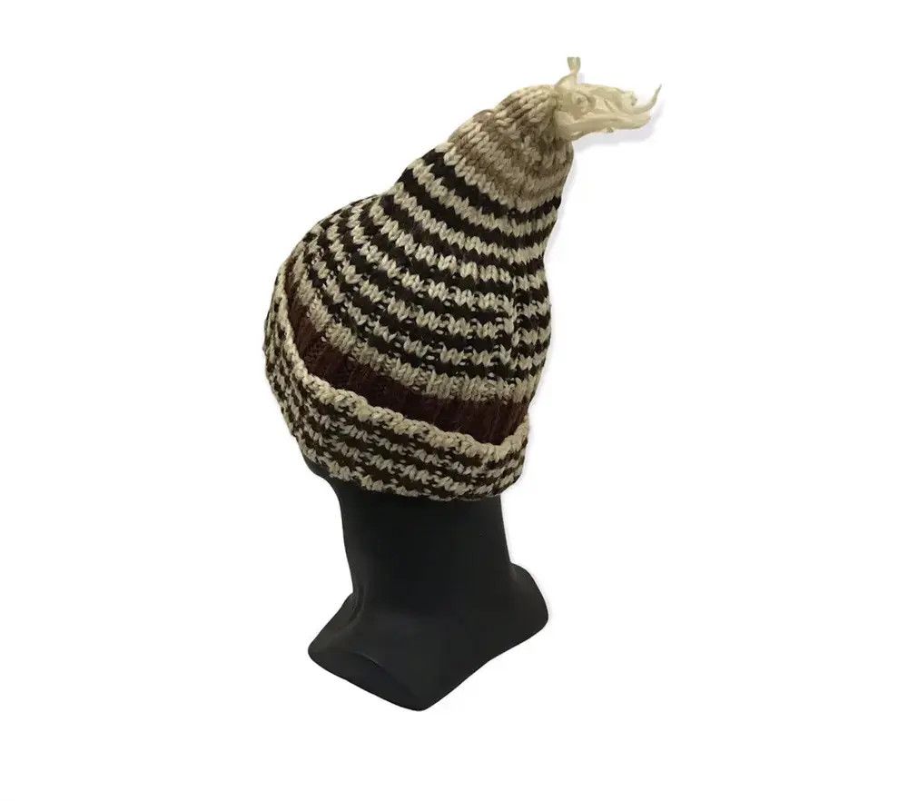 Japanese Brand Japanese Brand Stripe Design Beanie Hat Size ONE SIZE - 3 Thumbnail