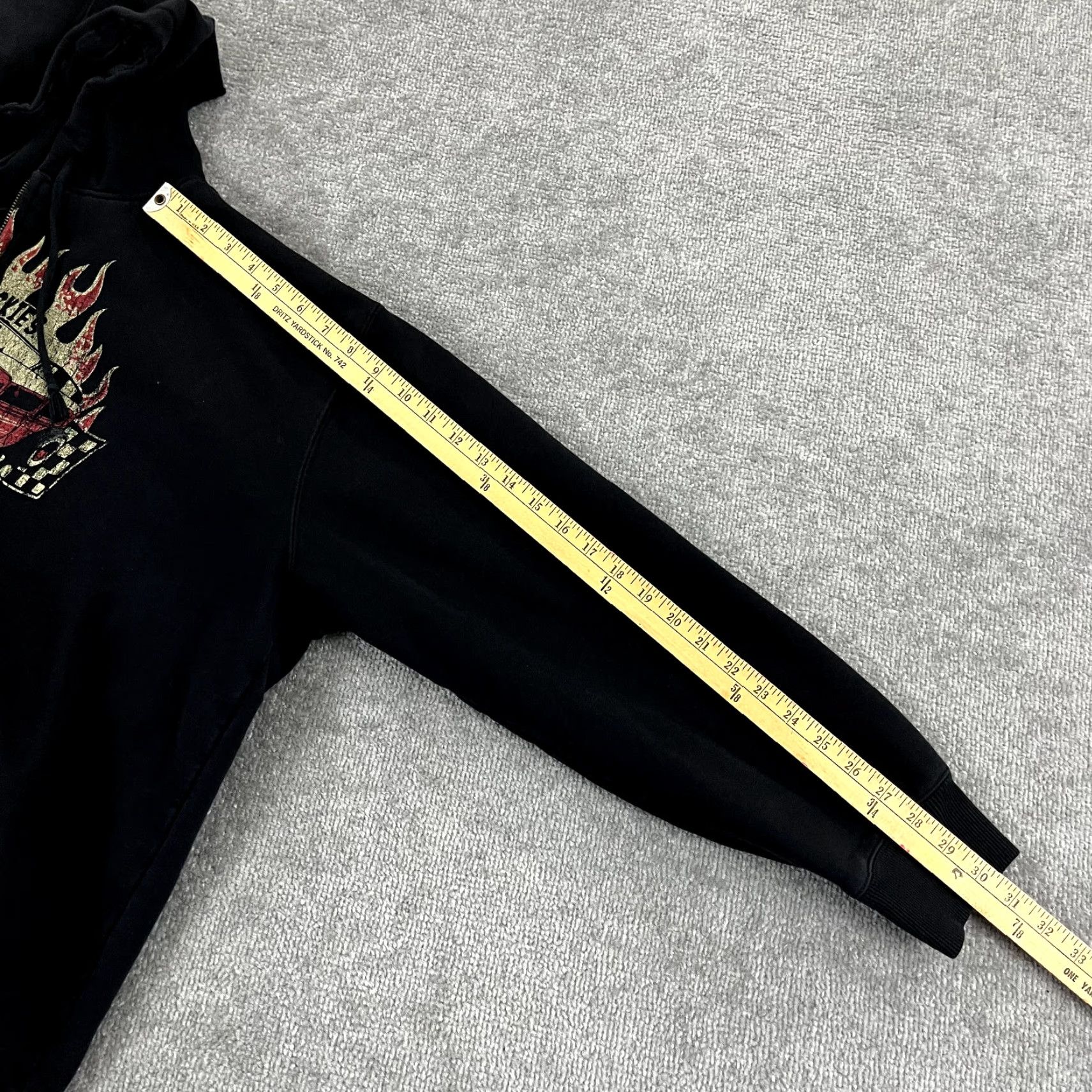 Dickies DICKIES Jacket Mens 2XL XXL Black Hotrod Car Graphic Skater Hooded Zip Retro Y2K Vintage No Collage? wait Size US XXL / EU 58 / 5 - 7 Thumbnail