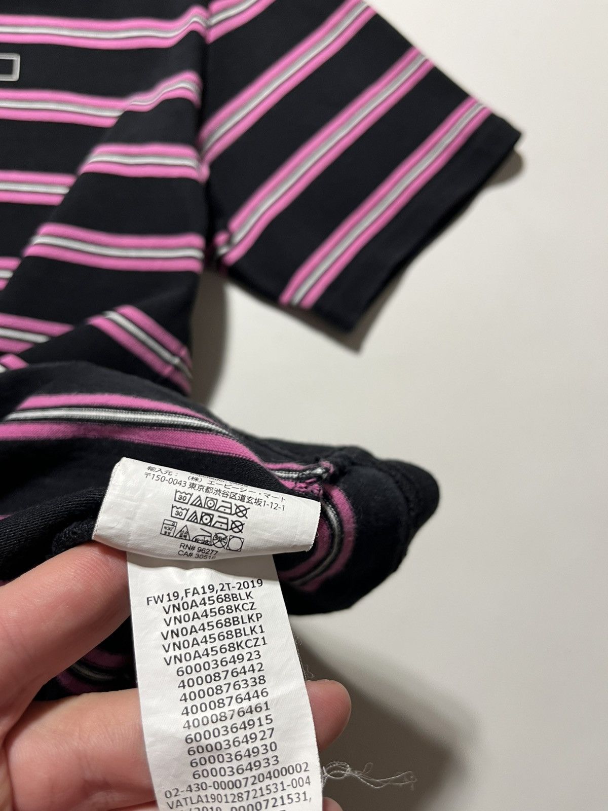 Vans Vans brandis stripped heavyweight t-shirt Size US L / EU 52-54 / 3 - 5 Thumbnail