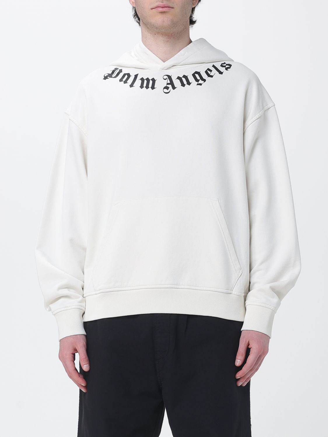 Palm Angels Palm Angels Sweatshirt Men White Size US L / EU 52-54 / 3 - 1 Thumbnail