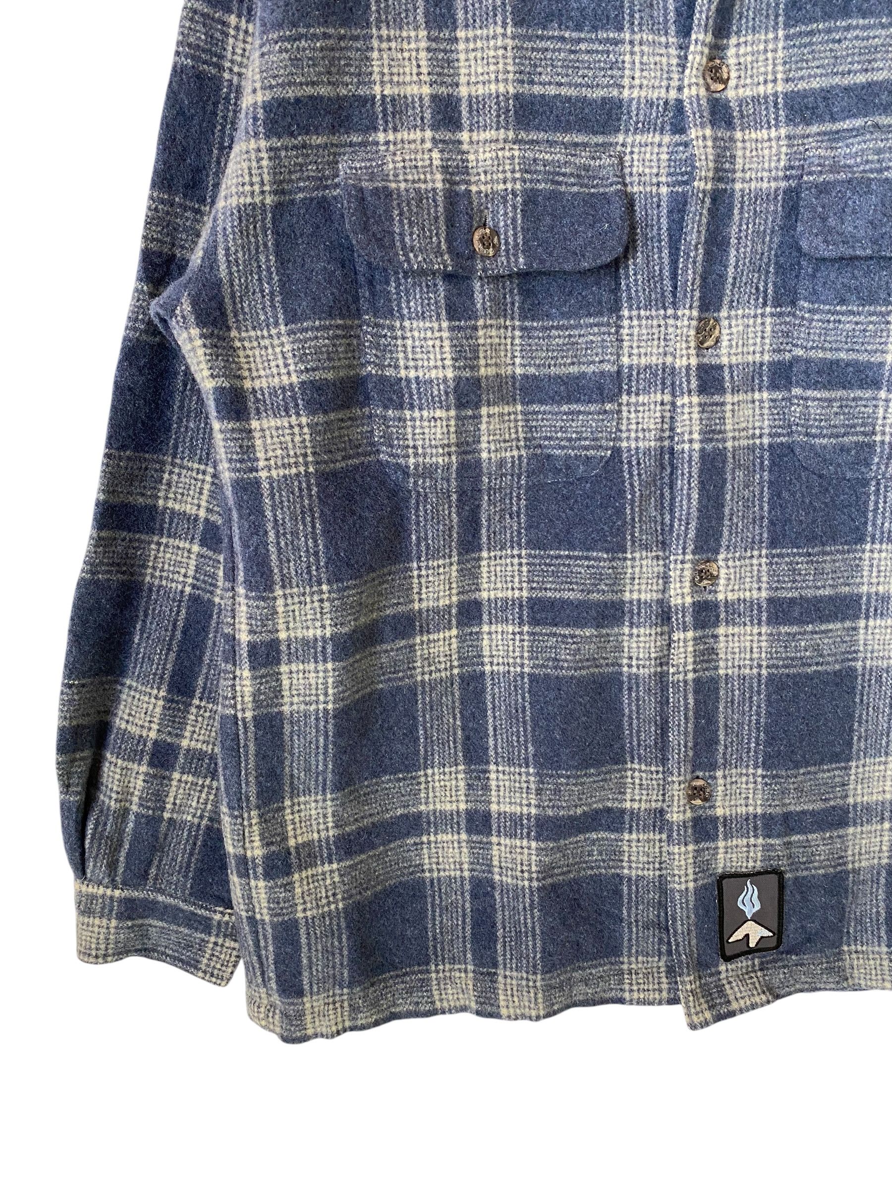 Quiksilver Vintage 90s Quiksilver plaid wool flannel Size US S / EU 44-46 / 1 - 4 Thumbnail