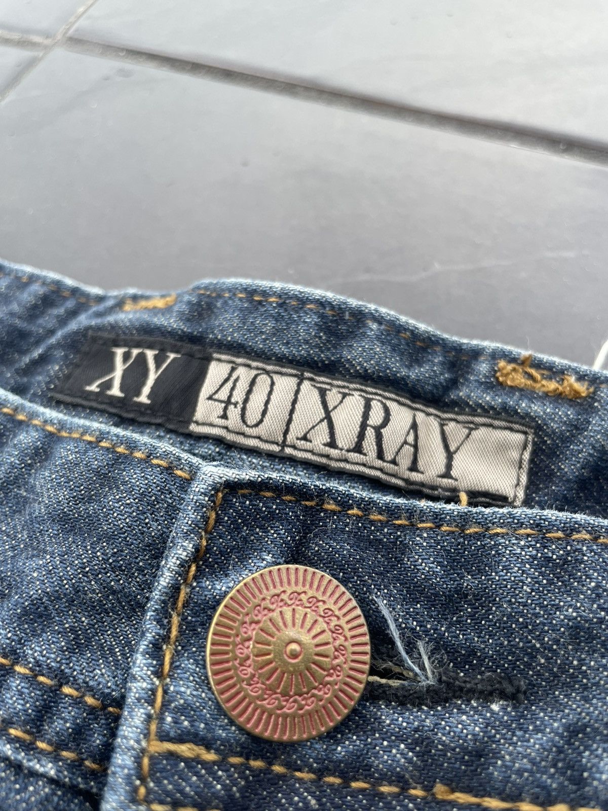 Vintage × Xray Footwear X-ray Distressed Vintage Jeans Size US 40 / EU 56 - 4 Thumbnail