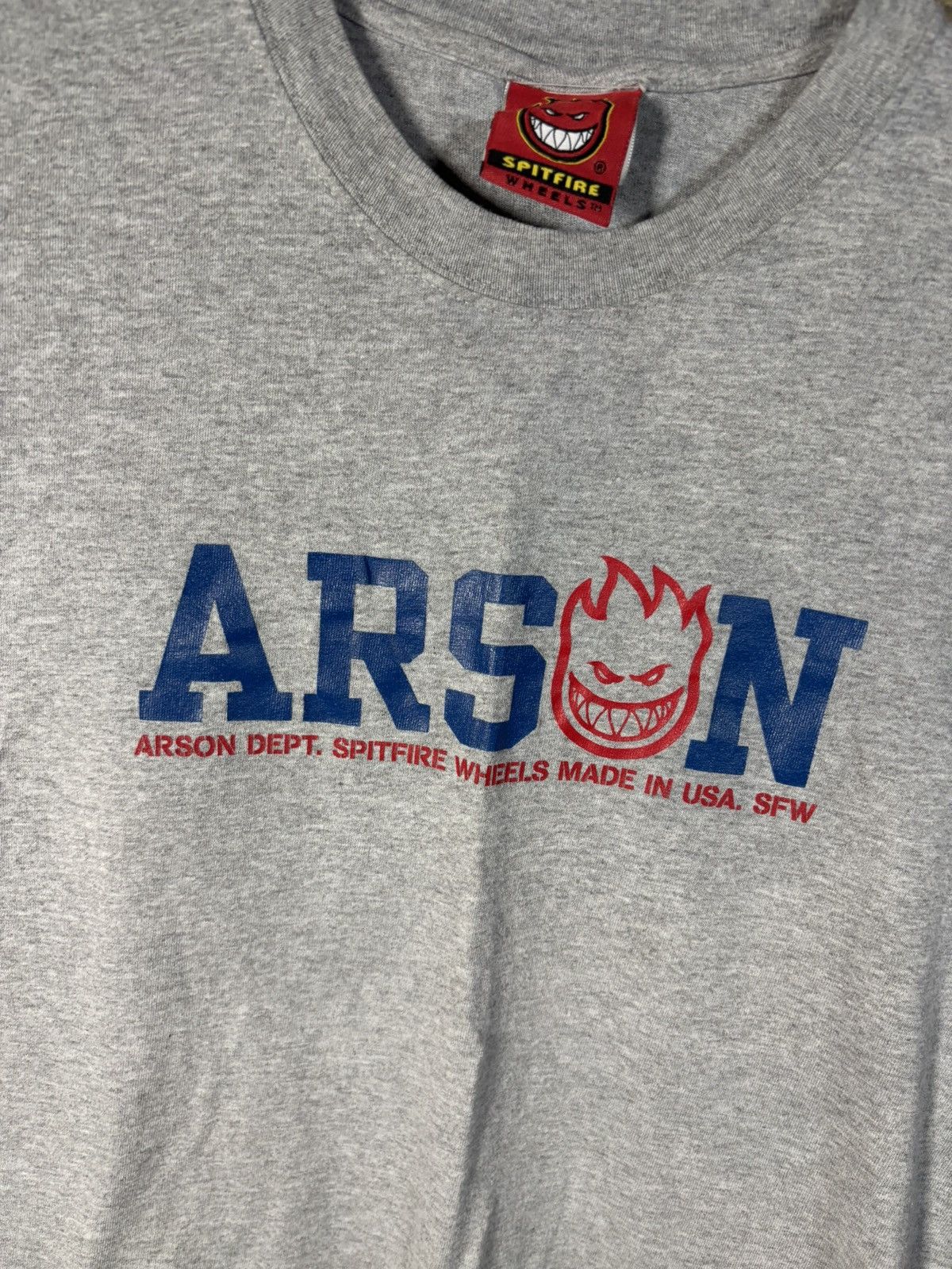 Spitfire Vintage Y2K Spitfire Skateboard Shirt Arson Skater Sz S Size US S / EU 44-46 / 1 - 2 Thumbnail