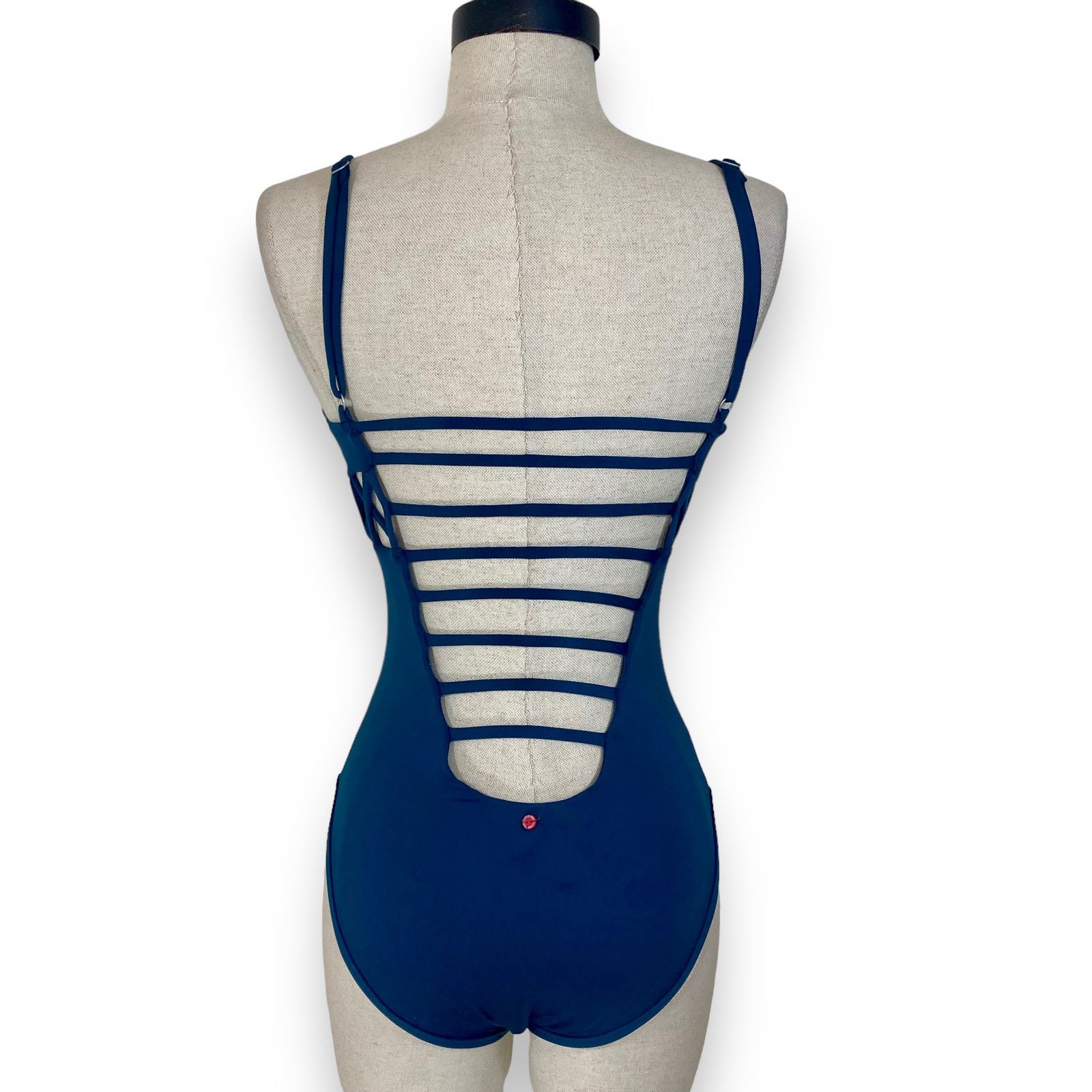 Red Carter Lattice strap one piece swimsuit New Red Carter bathing suit Size ONE SIZE - 3 Thumbnail