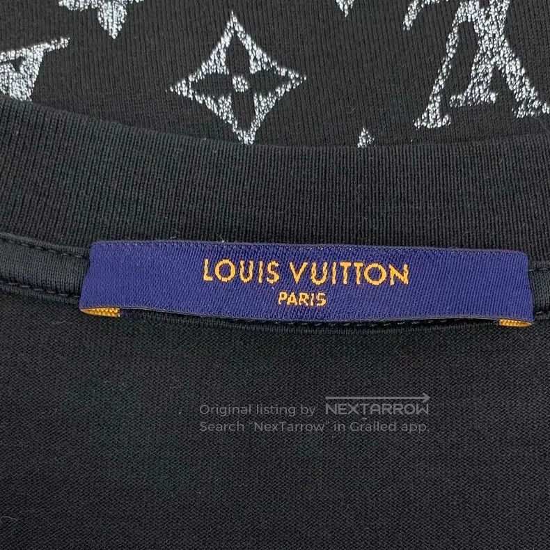 Louis Vuitton Louis Vuitton 22 black logo print gradient full print cott Size US M / EU 48-50 / 2 - 5 Thumbnail