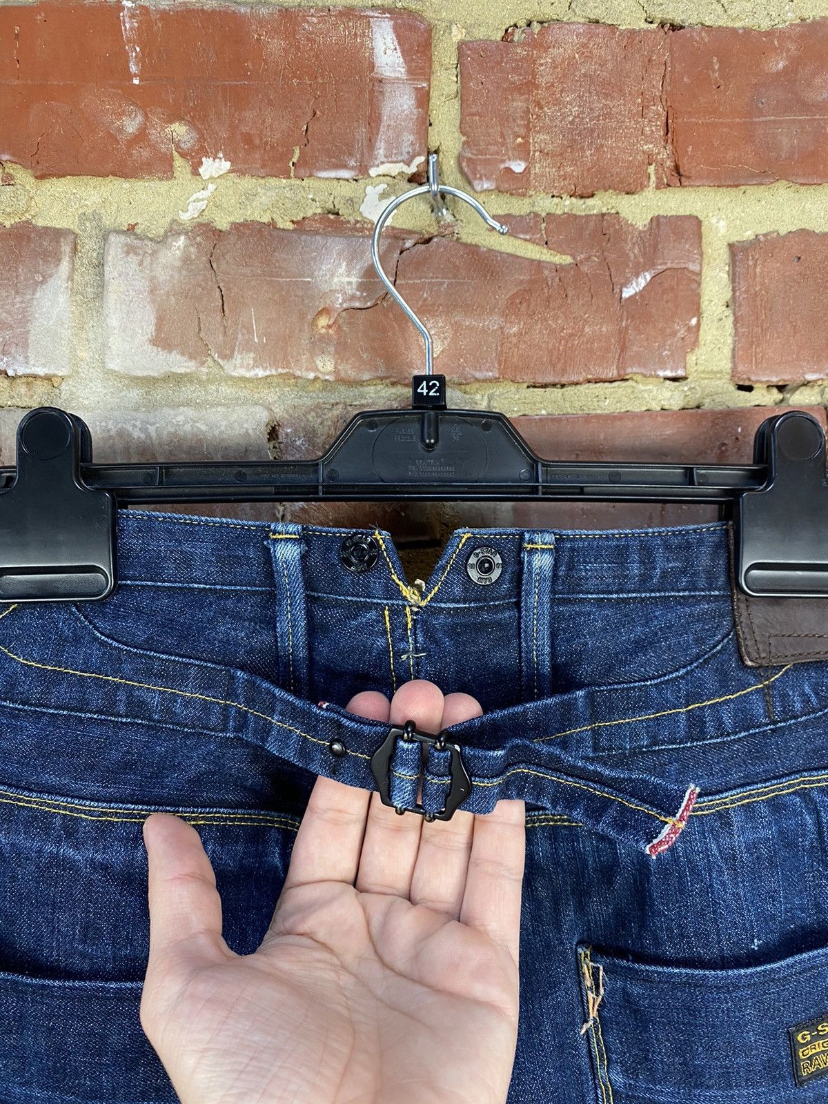 G-Star G-Star Raw Lumber Original Handcrafted Selvedge Denim Jeans Size US 36 / EU 52 - 19 Thumbnail