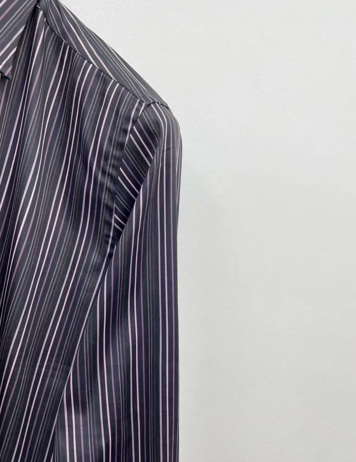 Versace VERSACE VC Embroidered Stretch Long Sleeve Shirt J30 Size US M / EU 48-50 / 2 - 3 Thumbnail
