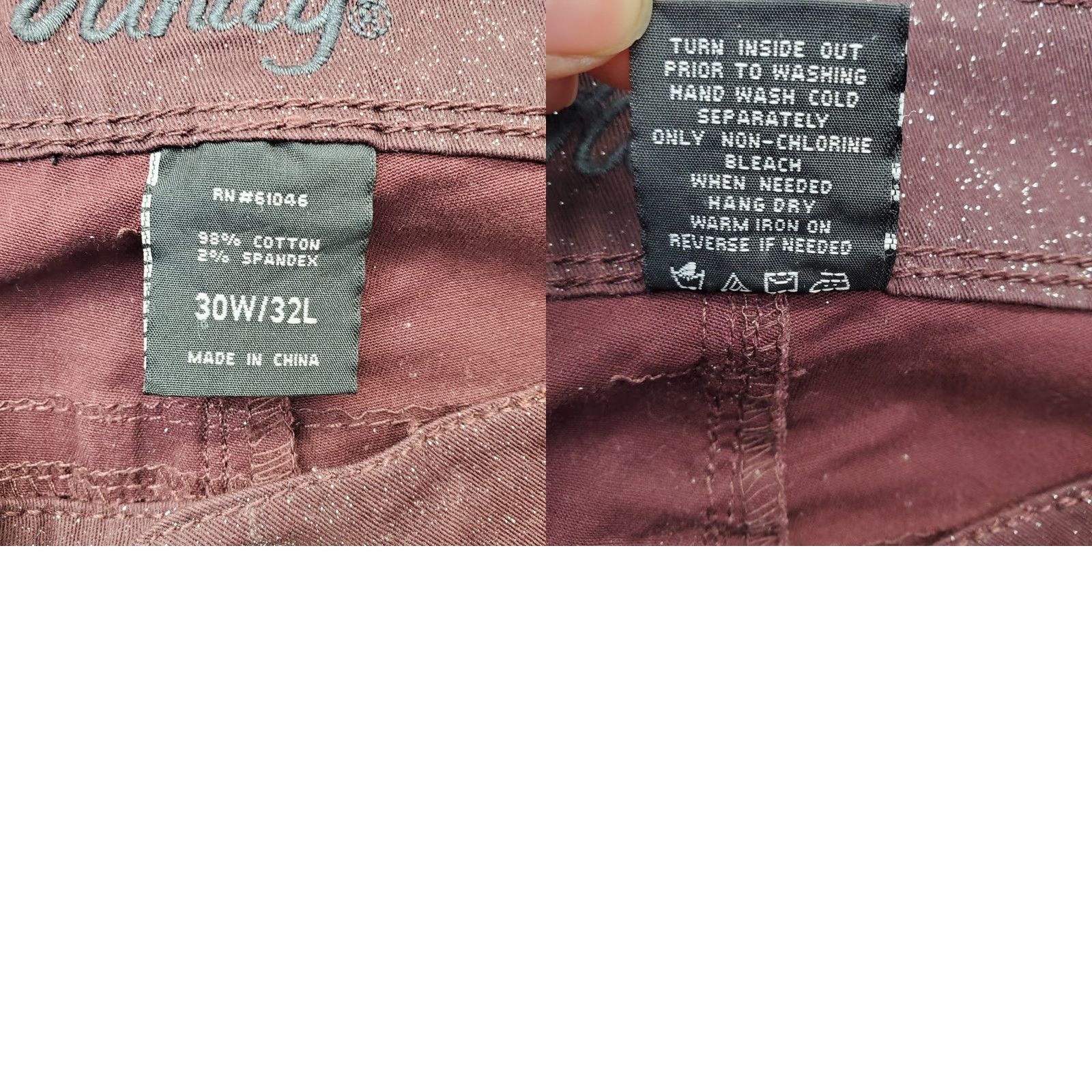 Vintage Vanity Jeans Women's 30x32 Multi Denim Skinny Leg 2 Button Fly 5-Pocket Design Womens Size 30x32 Jeans Size 30" / US 8 / IT 44 - 8 Thumbnail