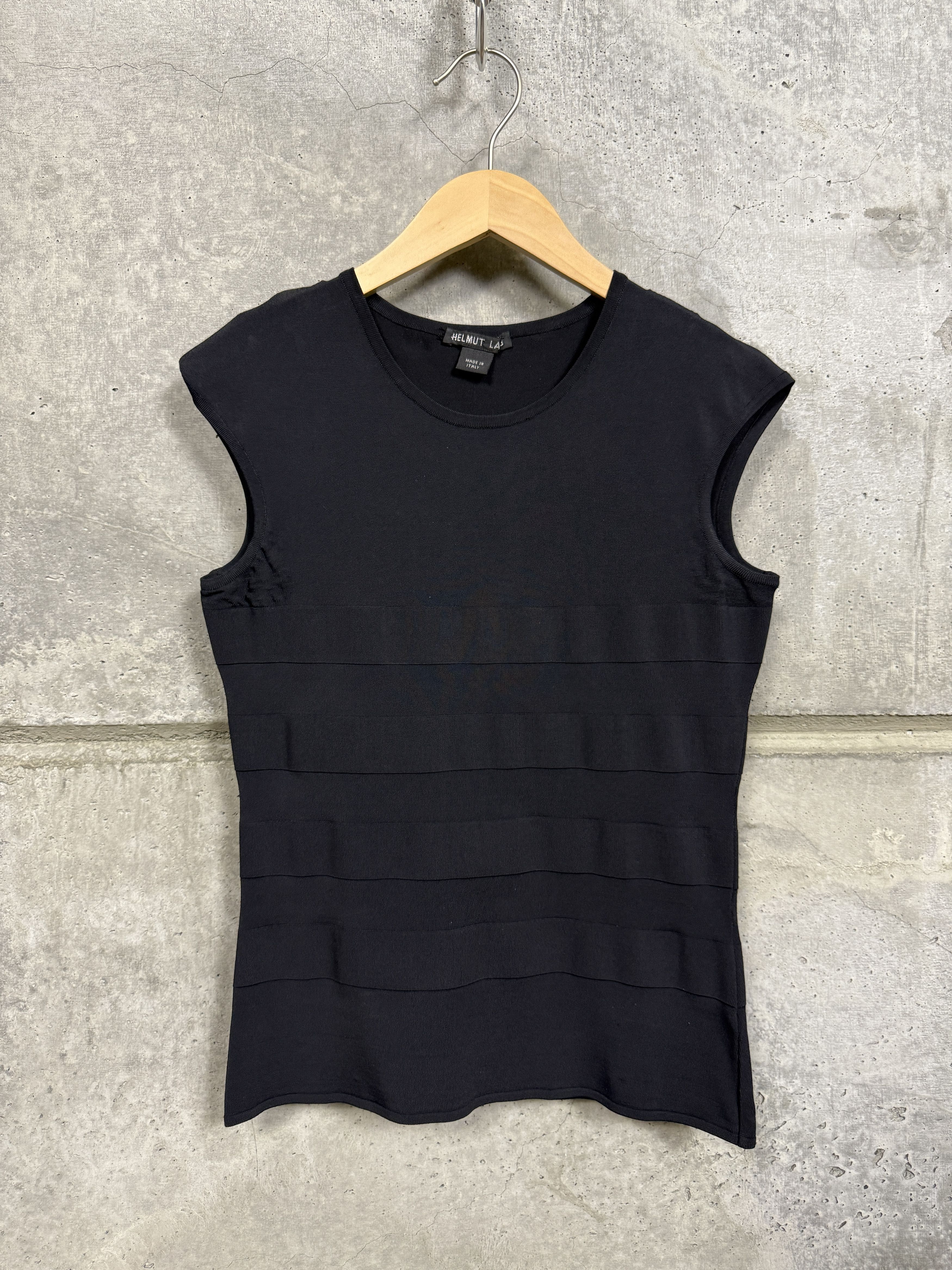 Helmut Lang AW97 Union Jack rubber tank top | Grailed
