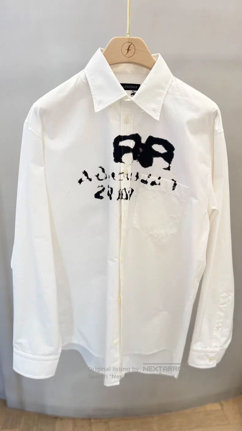 Balenciaga Balenciaga Unisex Shirt Size XXS / US 00 / IT 34 - 1 Thumbnail