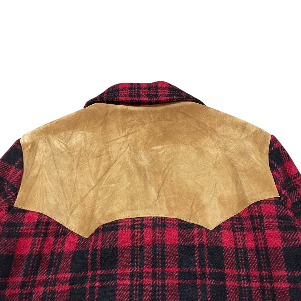 Saint Laurent Paris Runway FW14 SLP Hedi Slimane Western Coat Checked Suede Size US M / EU 48-50 / 2 - 17 Thumbnail