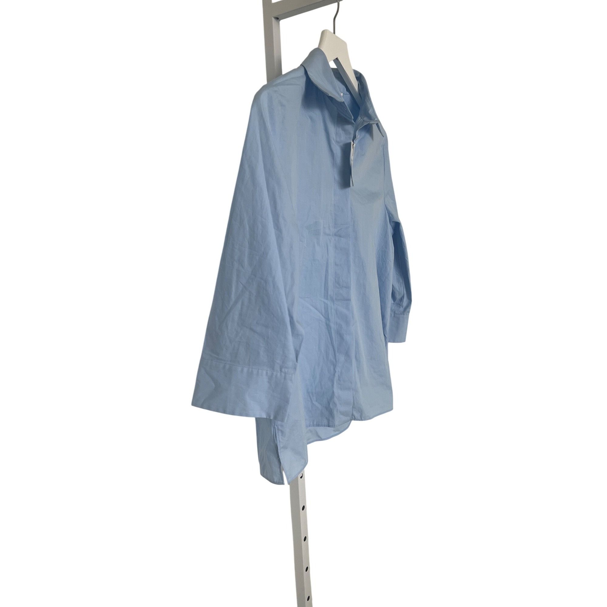 Zara Zara Blue Button Down Shirt Size M / US 6-8 / IT 42-44 - 4 Thumbnail