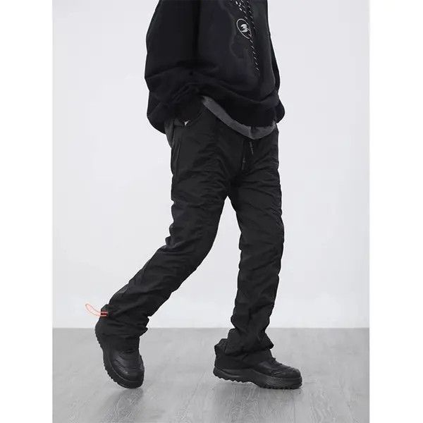 Japanese Brand Megumi x Miyu Black Pleated Pants Sweatpants Size US 30 / EU 46 - 7 Thumbnail