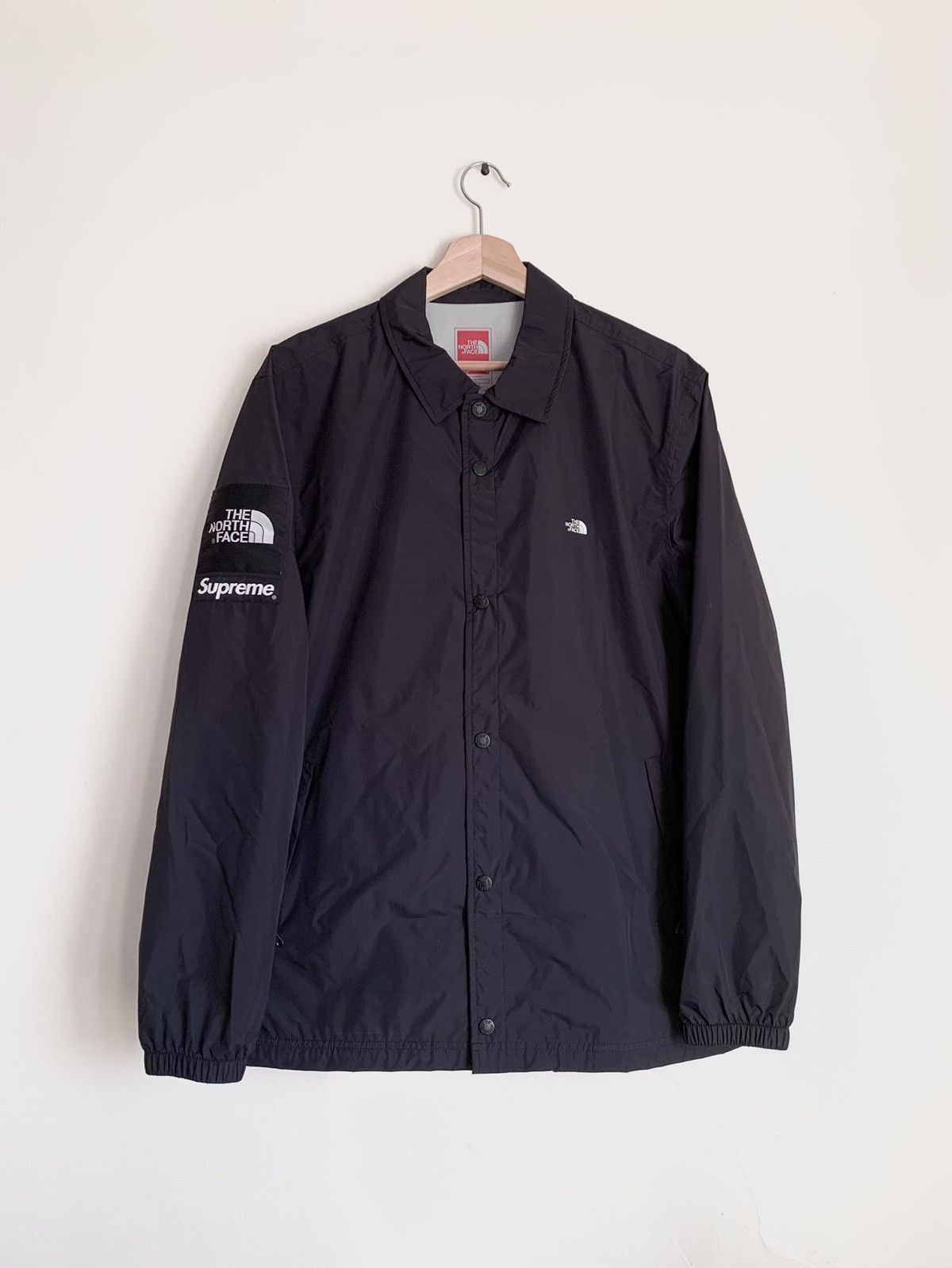 image of Supreme The North Face 2015 Coach Jacket in Black, Men's (Size Large)