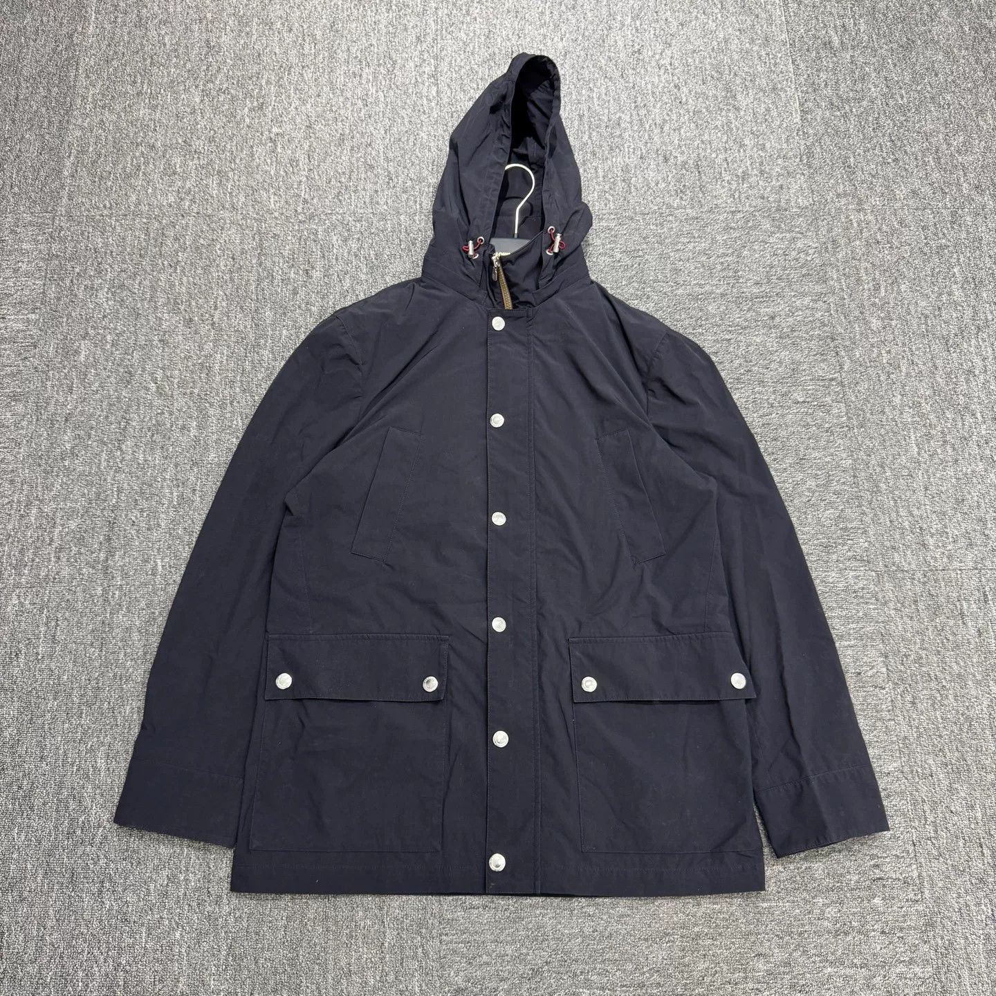 Brunello Cucinelli Brunello Cucinelli Navy Windbreaker Coat Size US M / EU 48-50 / 2 - 1 Thumbnail