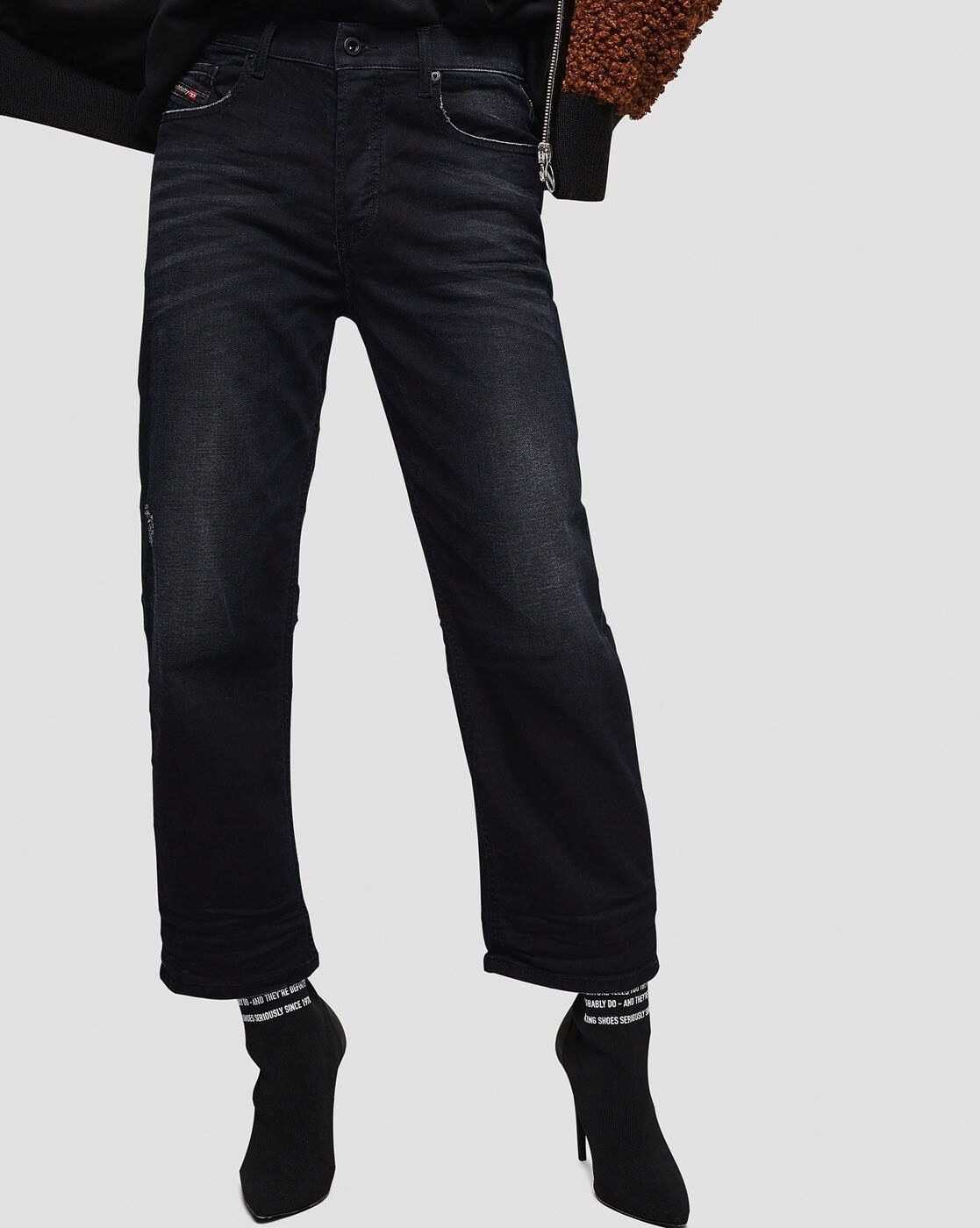 Diesel ARYEL 069BG W25/L30 Black Stretch Jeans 70631 Size 25" / US 0 / IT 36 - 1 Thumbnail