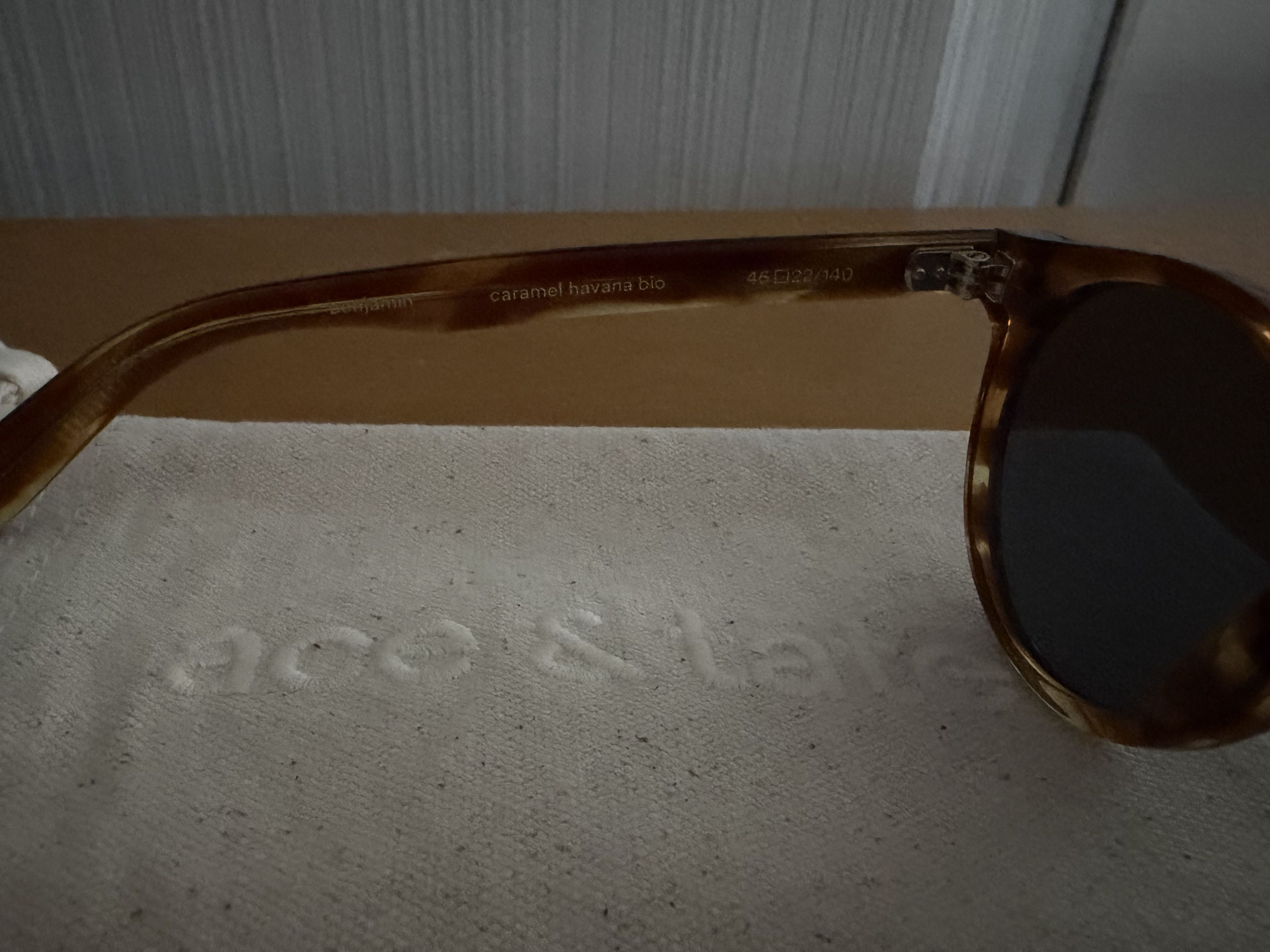 Ace & Tate "Benjamin" sunglasses in caramel Havana new w/case Size ONE SIZE - 3 Thumbnail