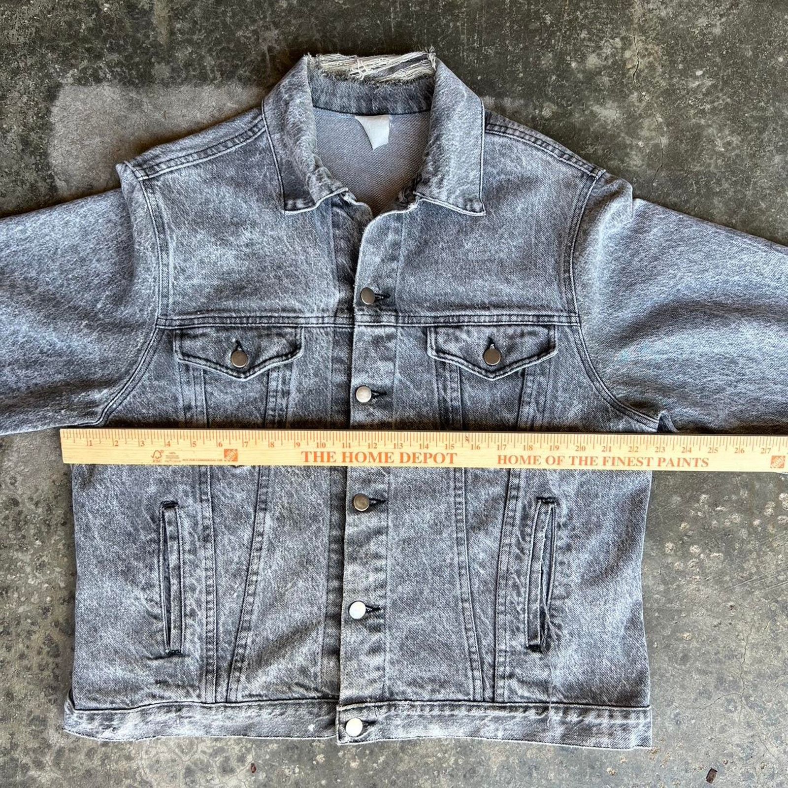 Other Vintage grey denim jacket Size US L / EU 52-54 / 3 - 7 Thumbnail